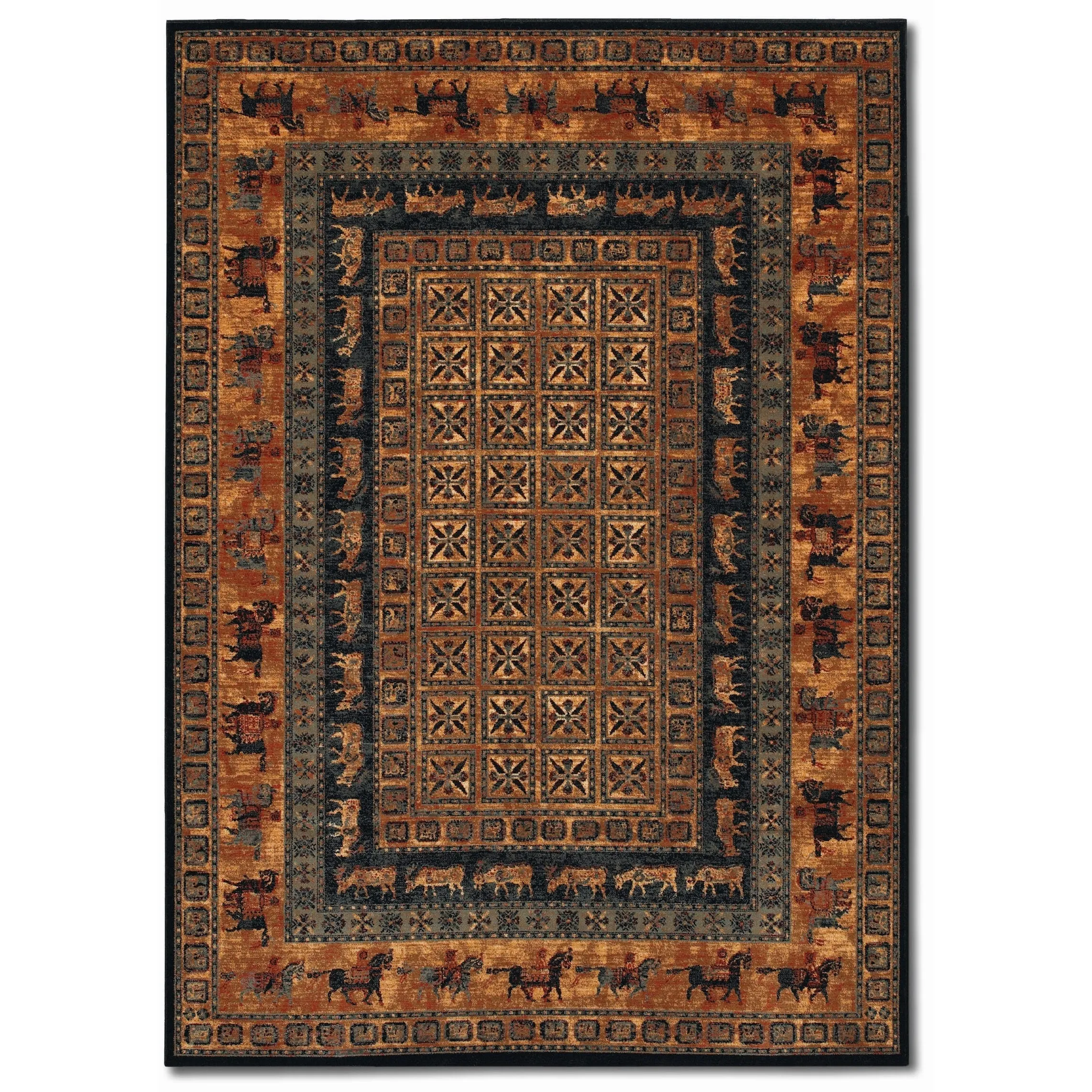 Dream Decor Rugs Parish Altai Southwestern Wool Area Rug