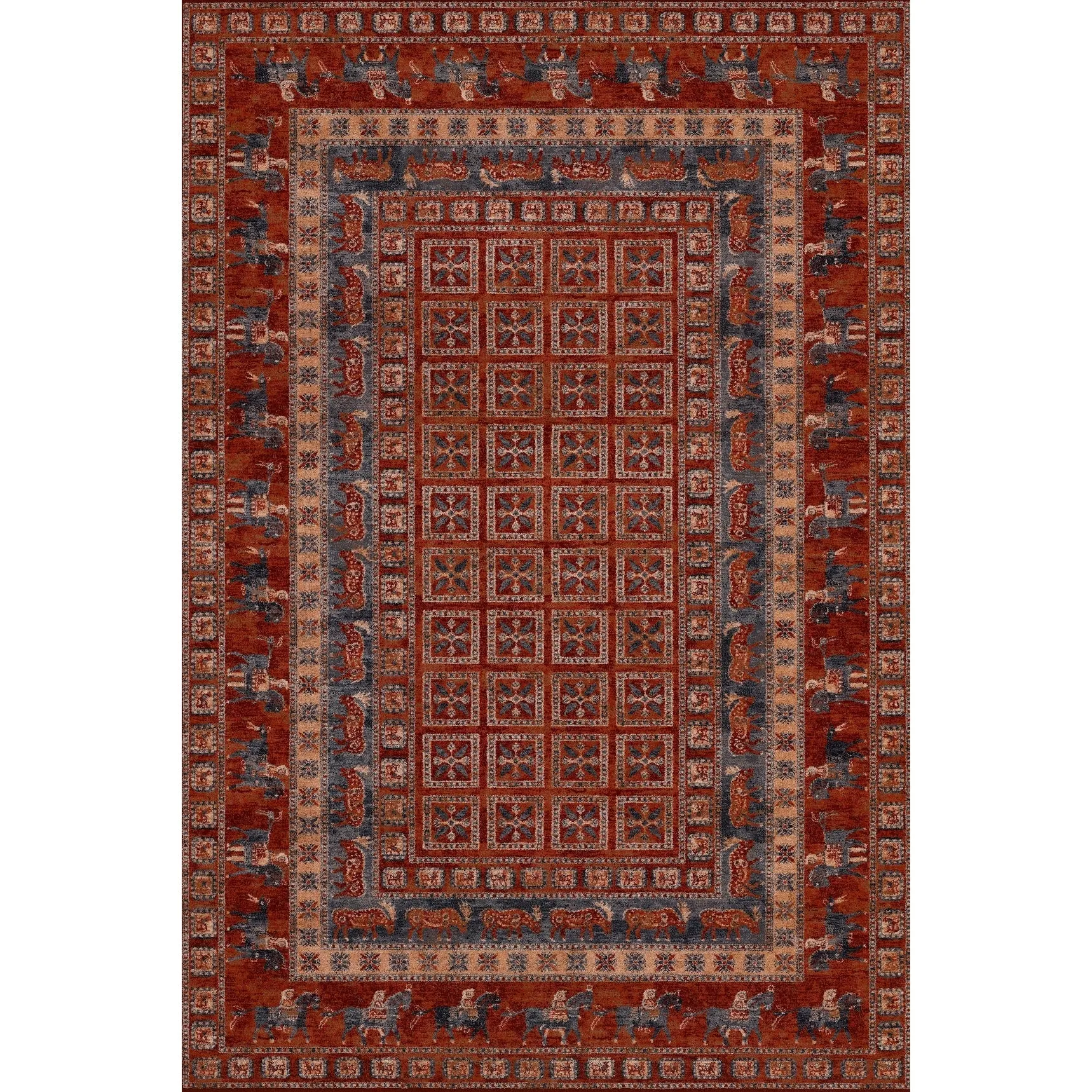 Dream Decor Rugs Parish Altai Southwestern Wool Area Rug