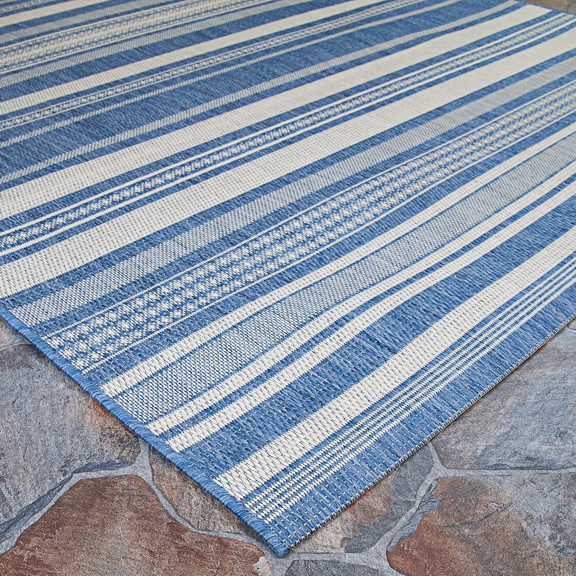 Dream Decor Rugs Pergola Bower Stripe Indoor Outdoor Area Rug