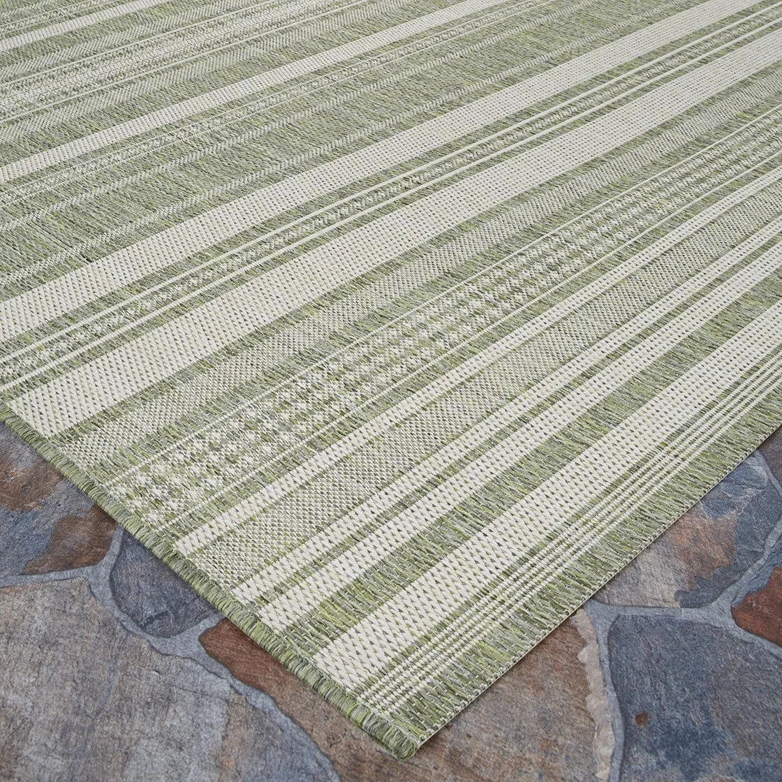 Dream Decor Rugs Pergola Bower Stripe Indoor Outdoor Area Rug