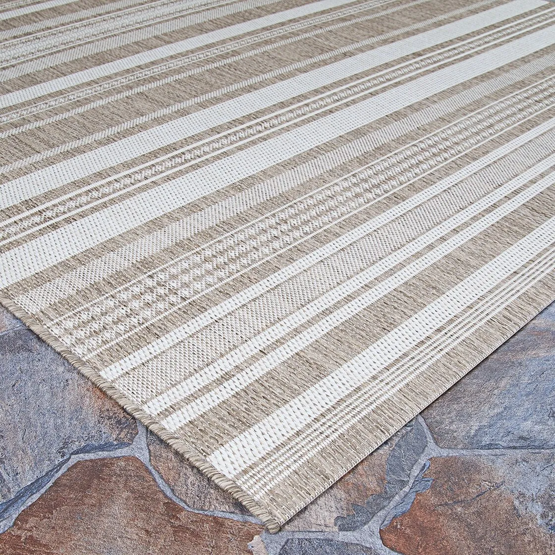 Dream Decor Rugs Pergola Bower Stripe Indoor Outdoor Area Rug