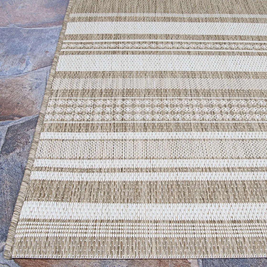 Dream Decor Rugs Pergola Bower Stripe Indoor Outdoor Area Rug