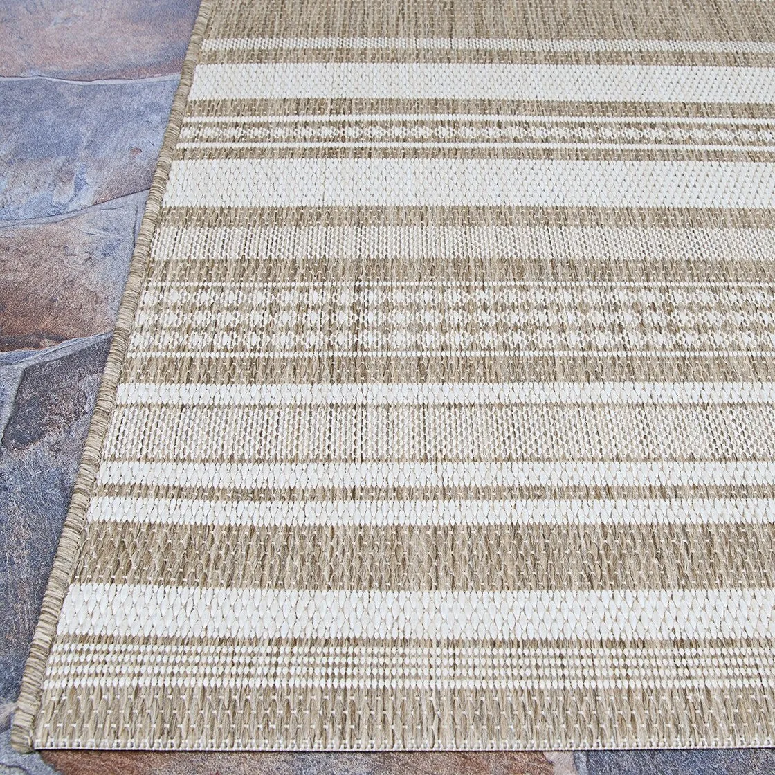 Dream Decor Rugs Pergola Bower Stripe Indoor Outdoor Area Rug