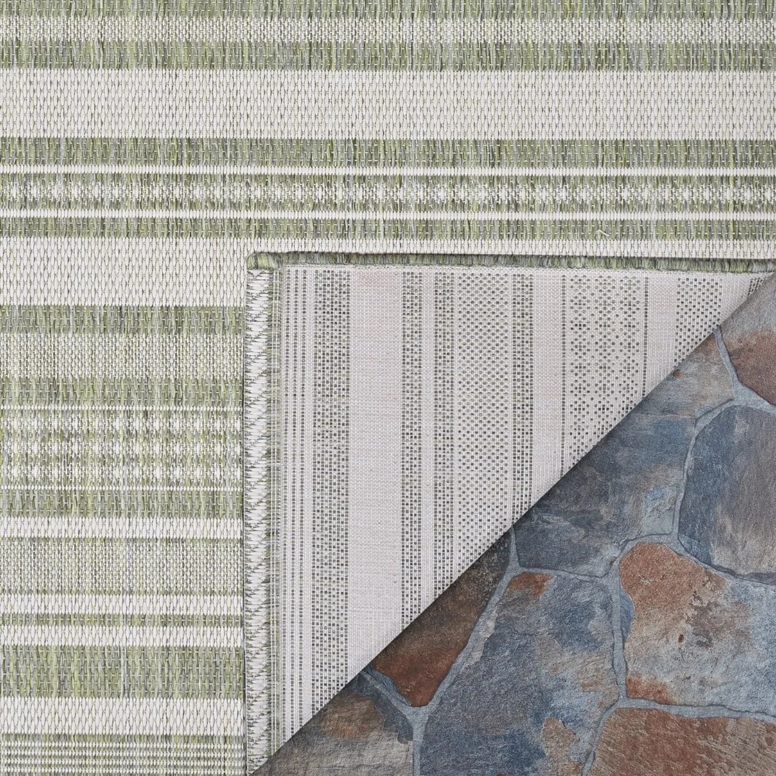 Dream Decor Rugs Pergola Bower Stripe Indoor Outdoor Area Rug