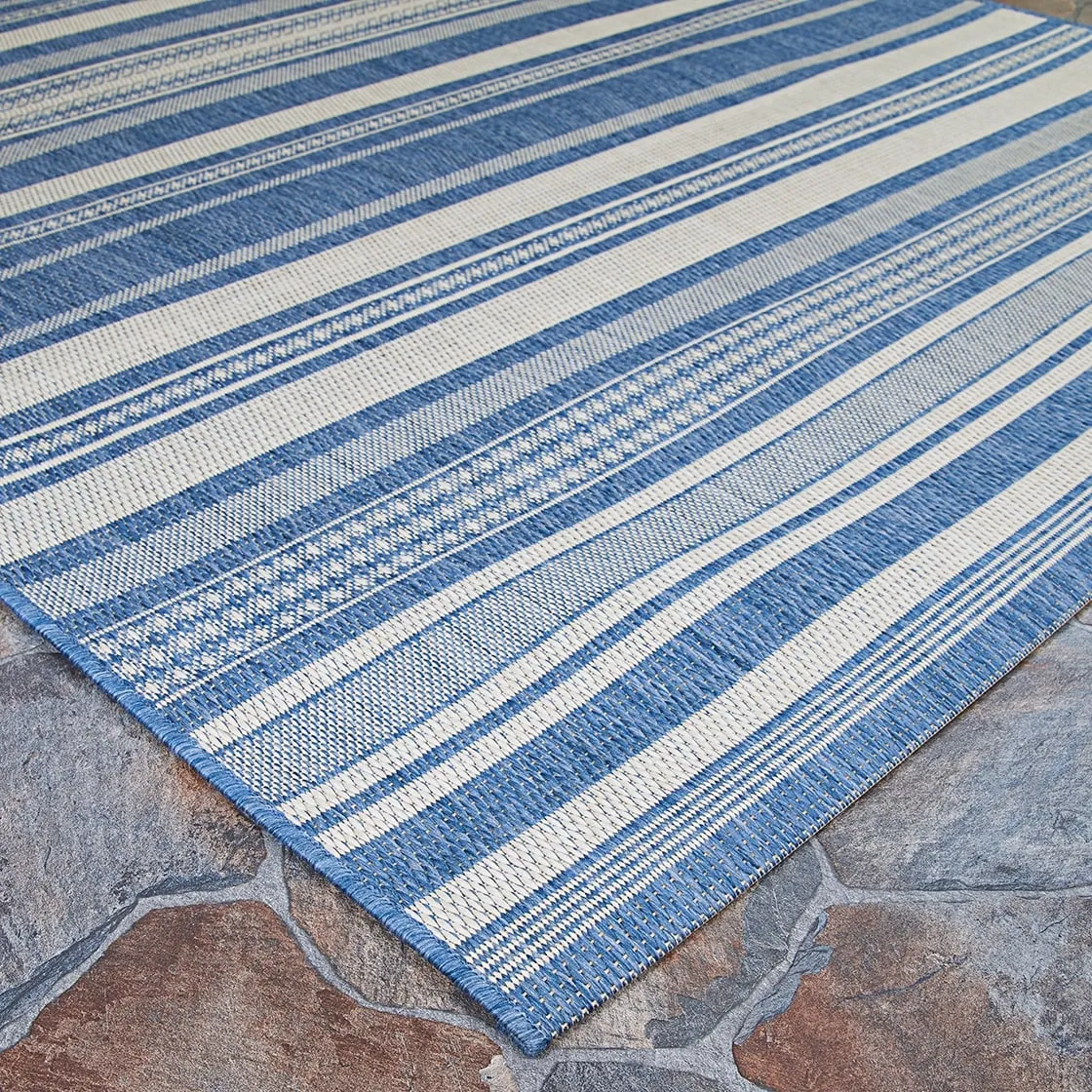 Dream Decor Rugs Pergola Bower Stripe Indoor Outdoor Area Rug