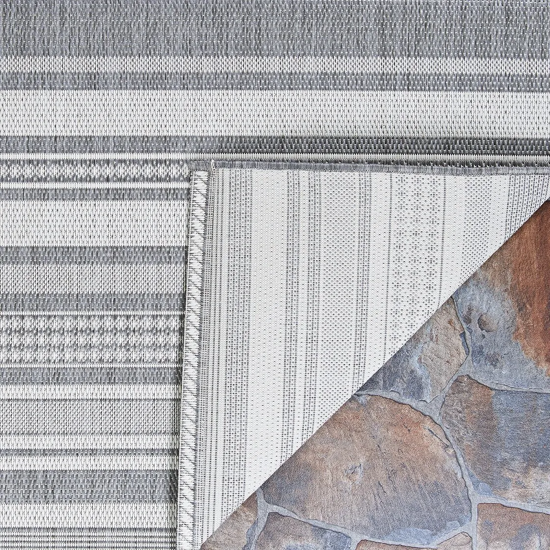 Dream Decor Rugs Pergola Bower Stripe Indoor Outdoor Area Rug