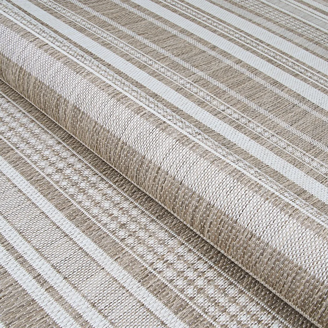 Dream Decor Rugs Pergola Bower Stripe Indoor Outdoor Area Rug