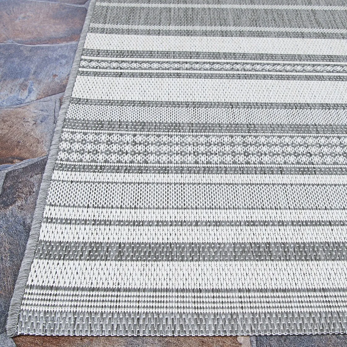 Dream Decor Rugs Pergola Bower Stripe Indoor Outdoor Area Rug