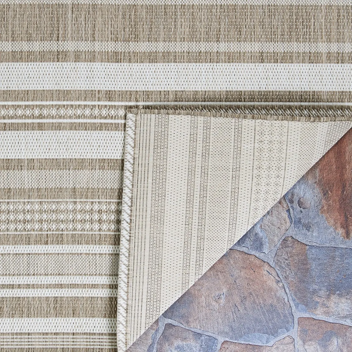 Dream Decor Rugs Pergola Bower Stripe Indoor Outdoor Area Rug