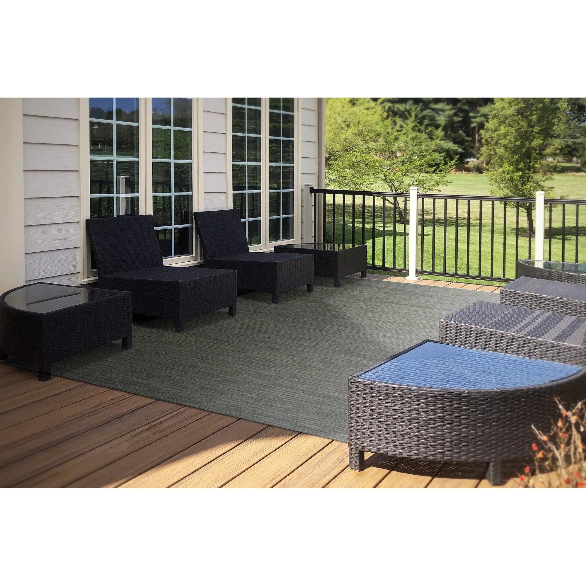 Dynamic Rugs Brighton Indoor/Outdoor Polypropylene Patio Backyard Area Rug