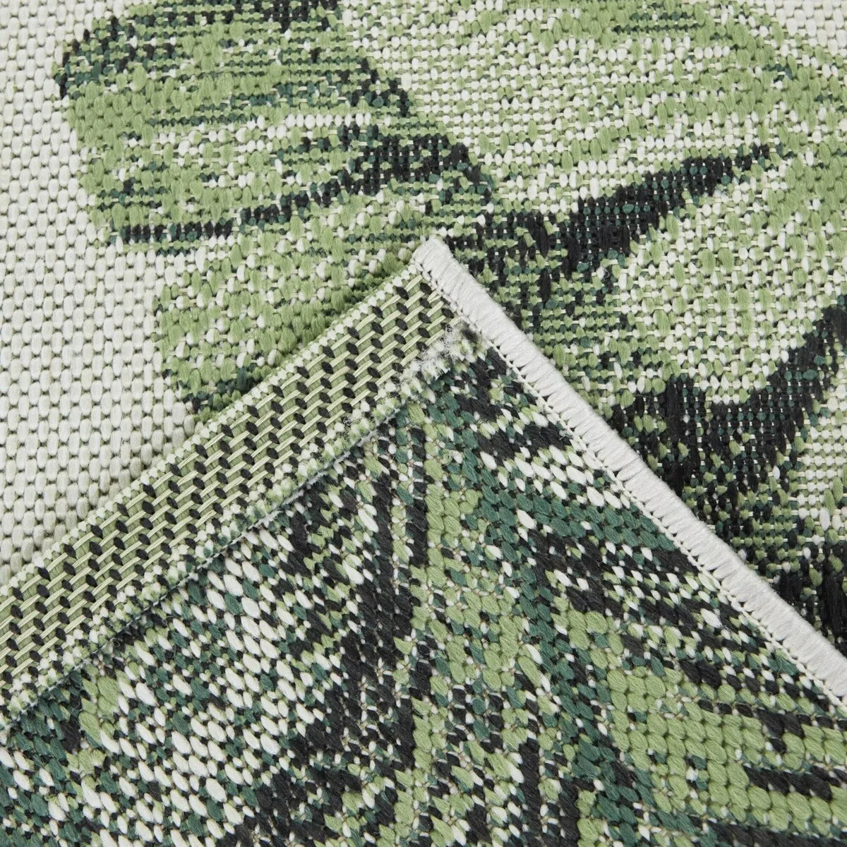 Espada Tropical Leaves Indoor/Outdoor Area Rug