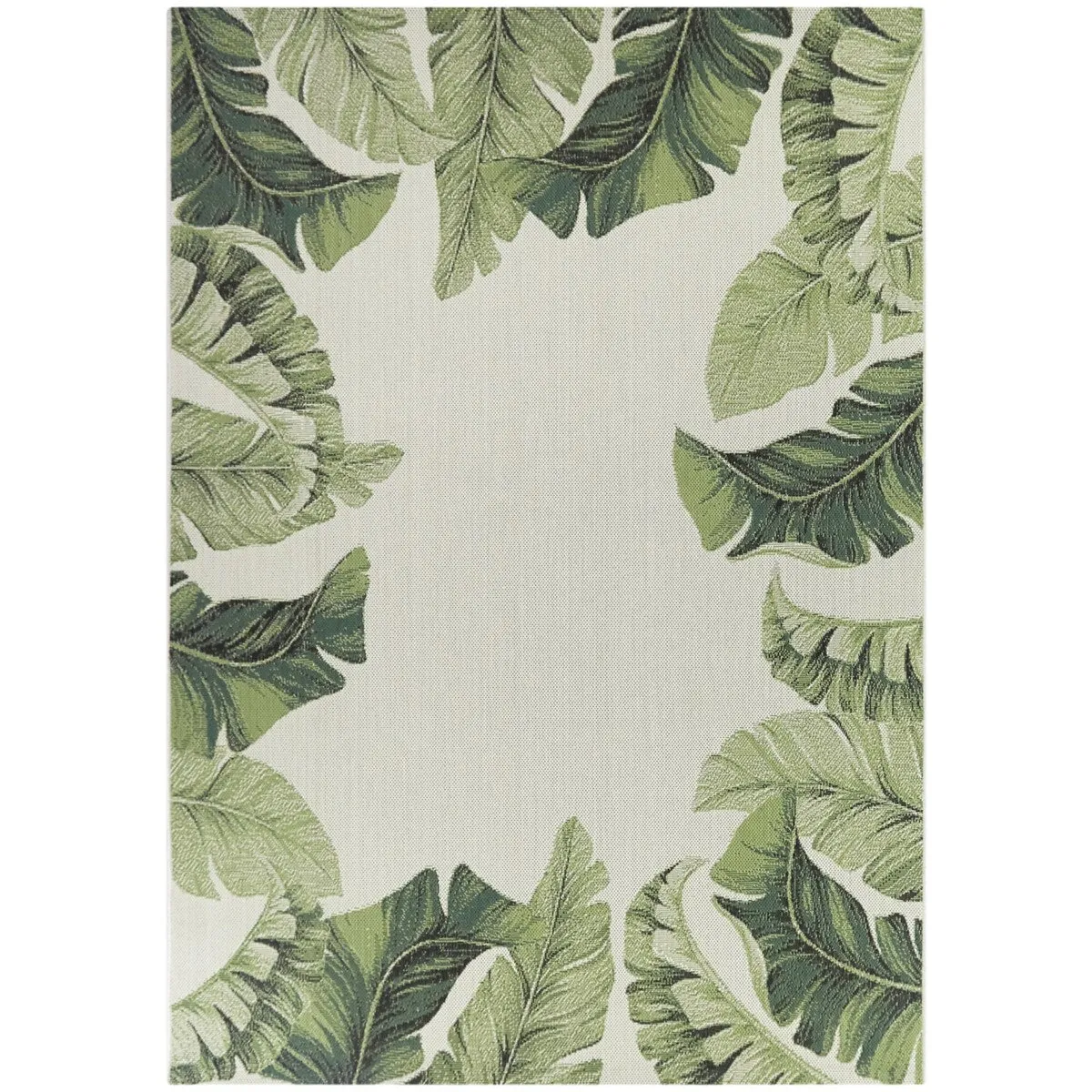 Espada Tropical Leaves Indoor/Outdoor Area Rug