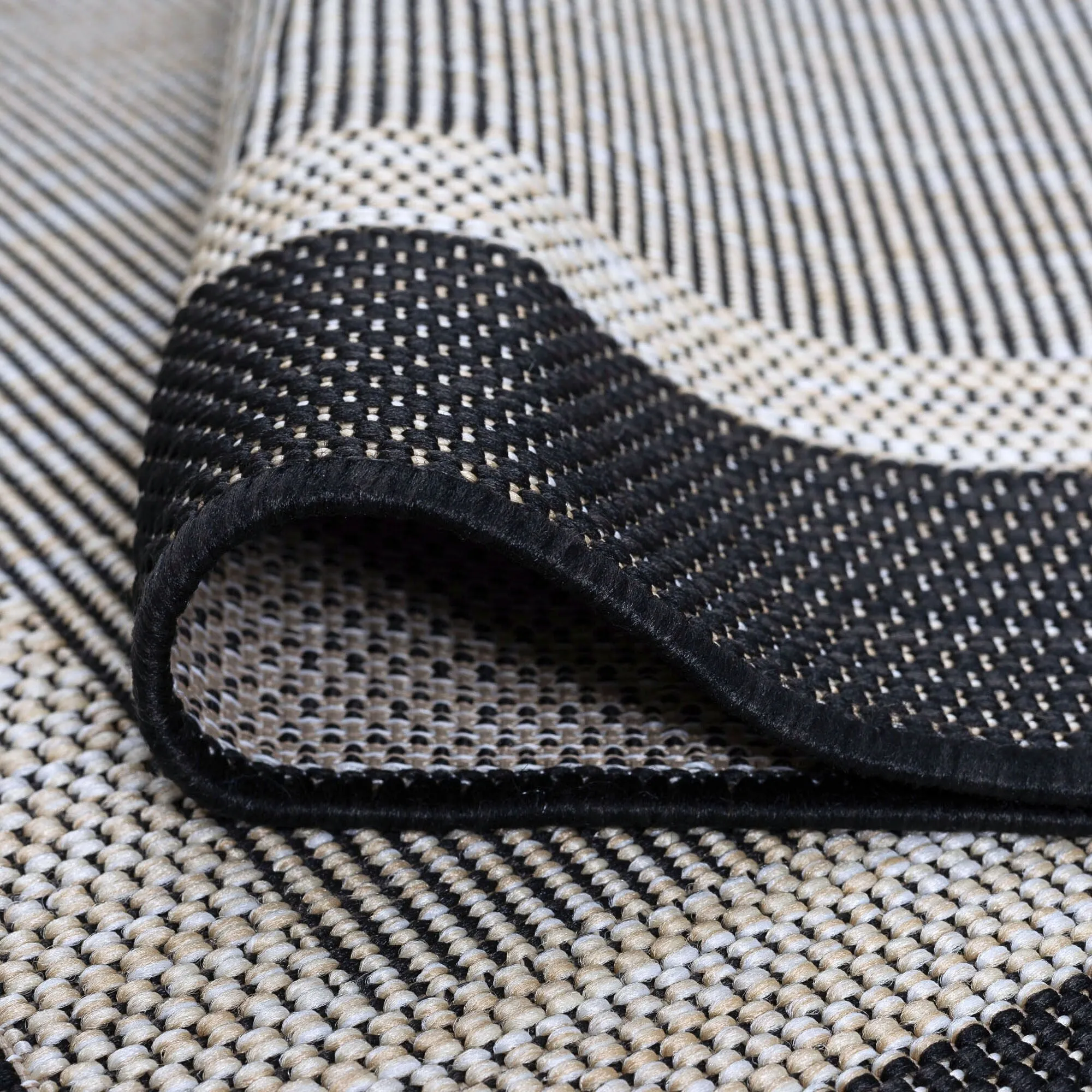 Exo Coastal Border Indoor/Outdoor Area Rug