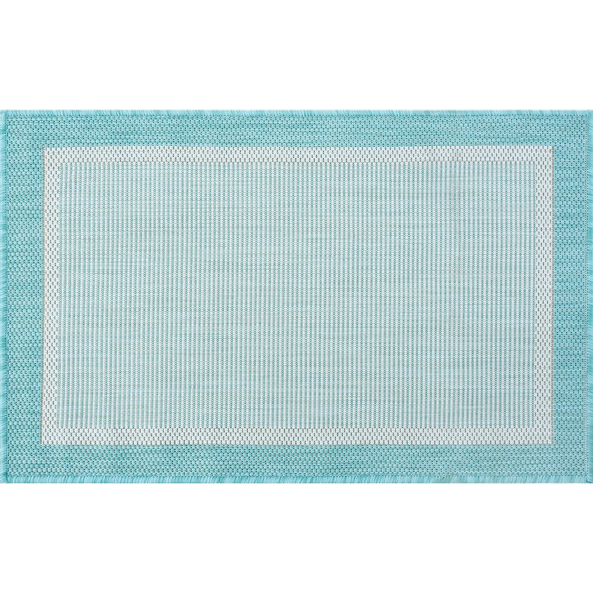 Exo Coastal Border Indoor/Outdoor Area Rug