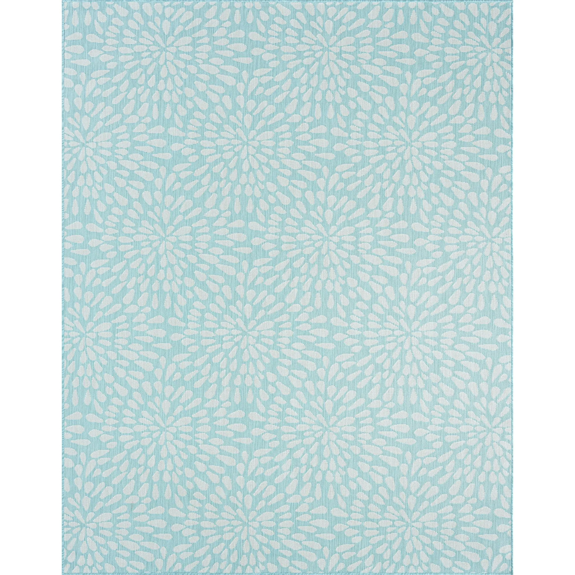 Exo Coastal Floral Indoor/Outdoor Area Rug