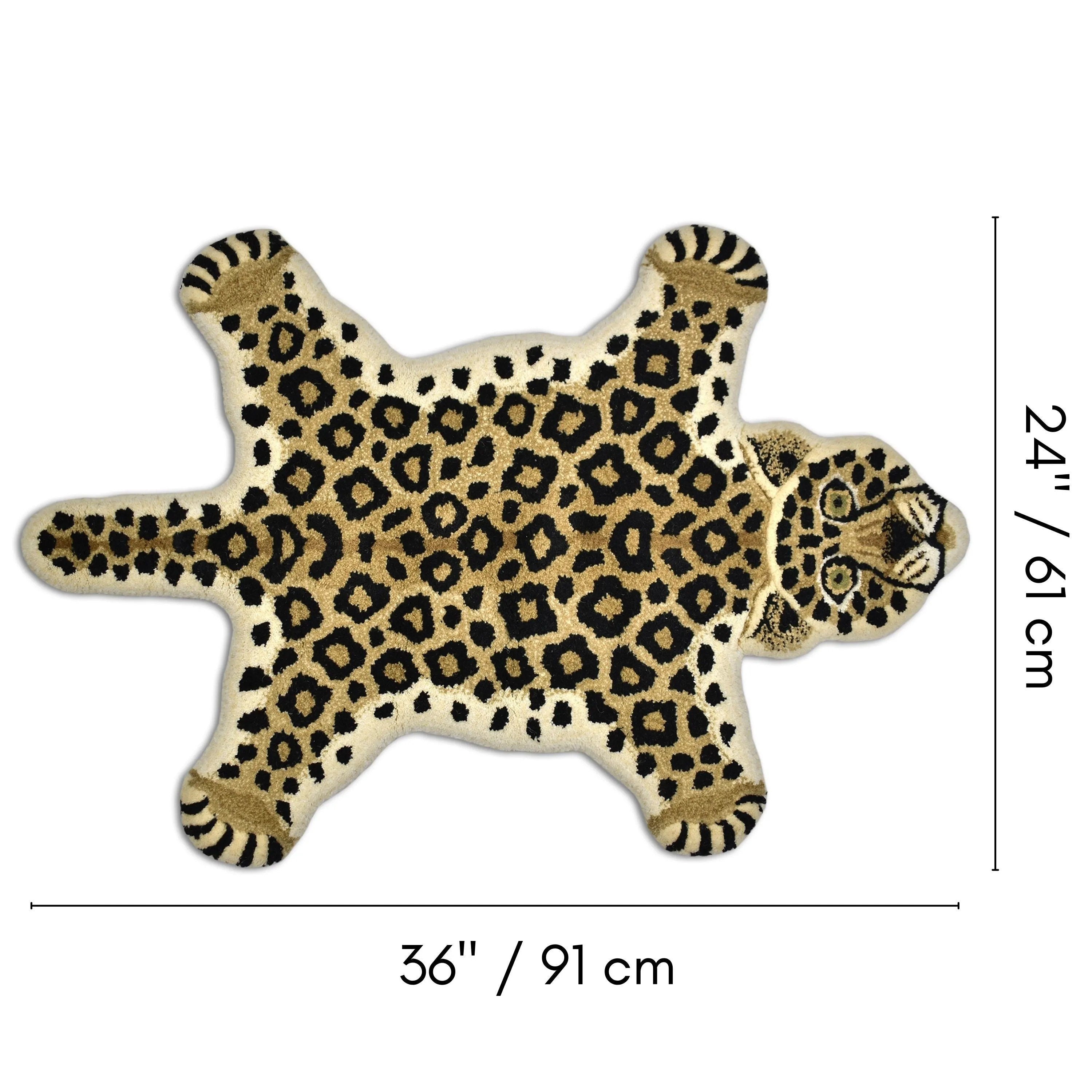 Fabstyles Animal Wool Printed Area Rag Rug Living Room. Hallway