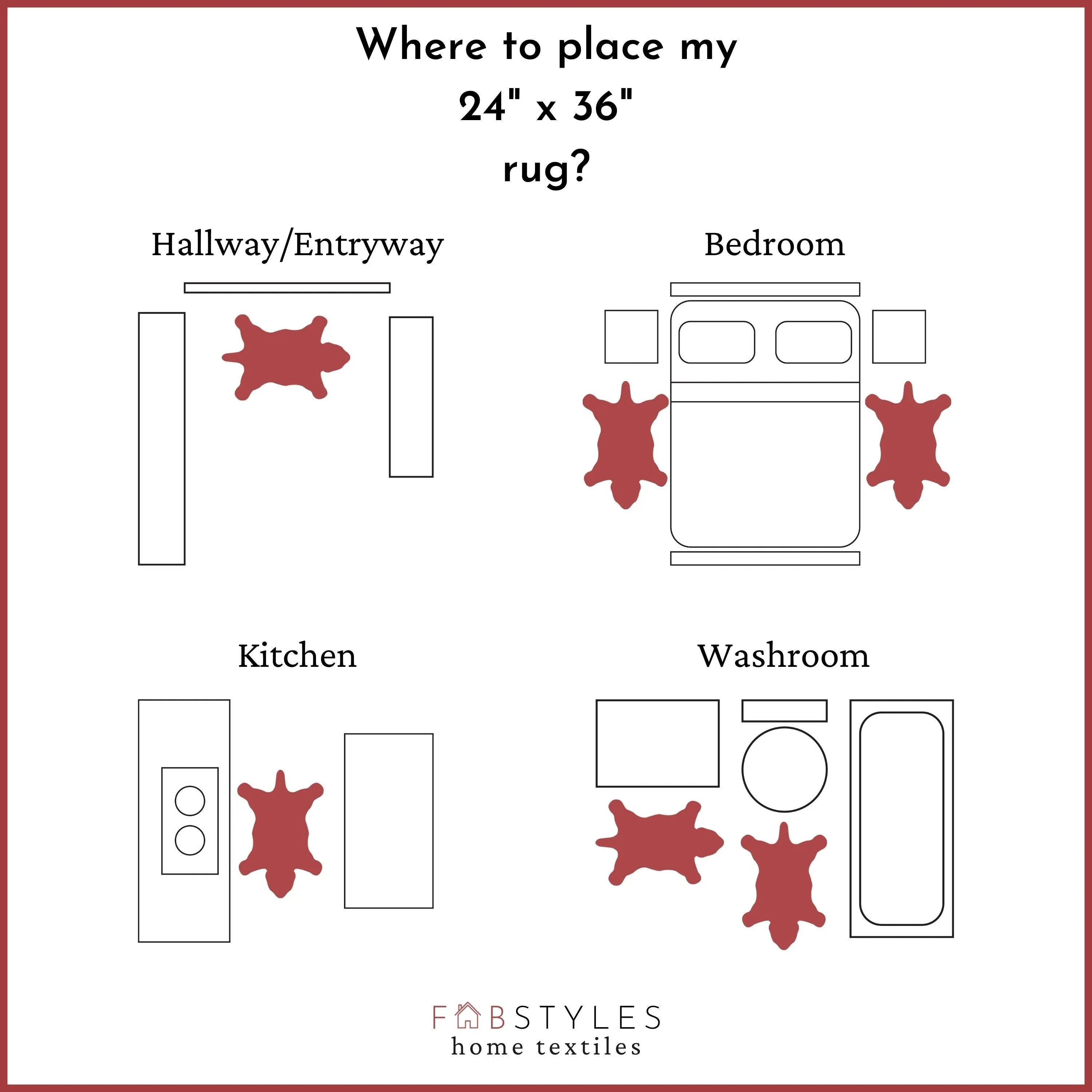 Fabstyles Animal Wool Printed Area Rag Rug Living Room. Hallway