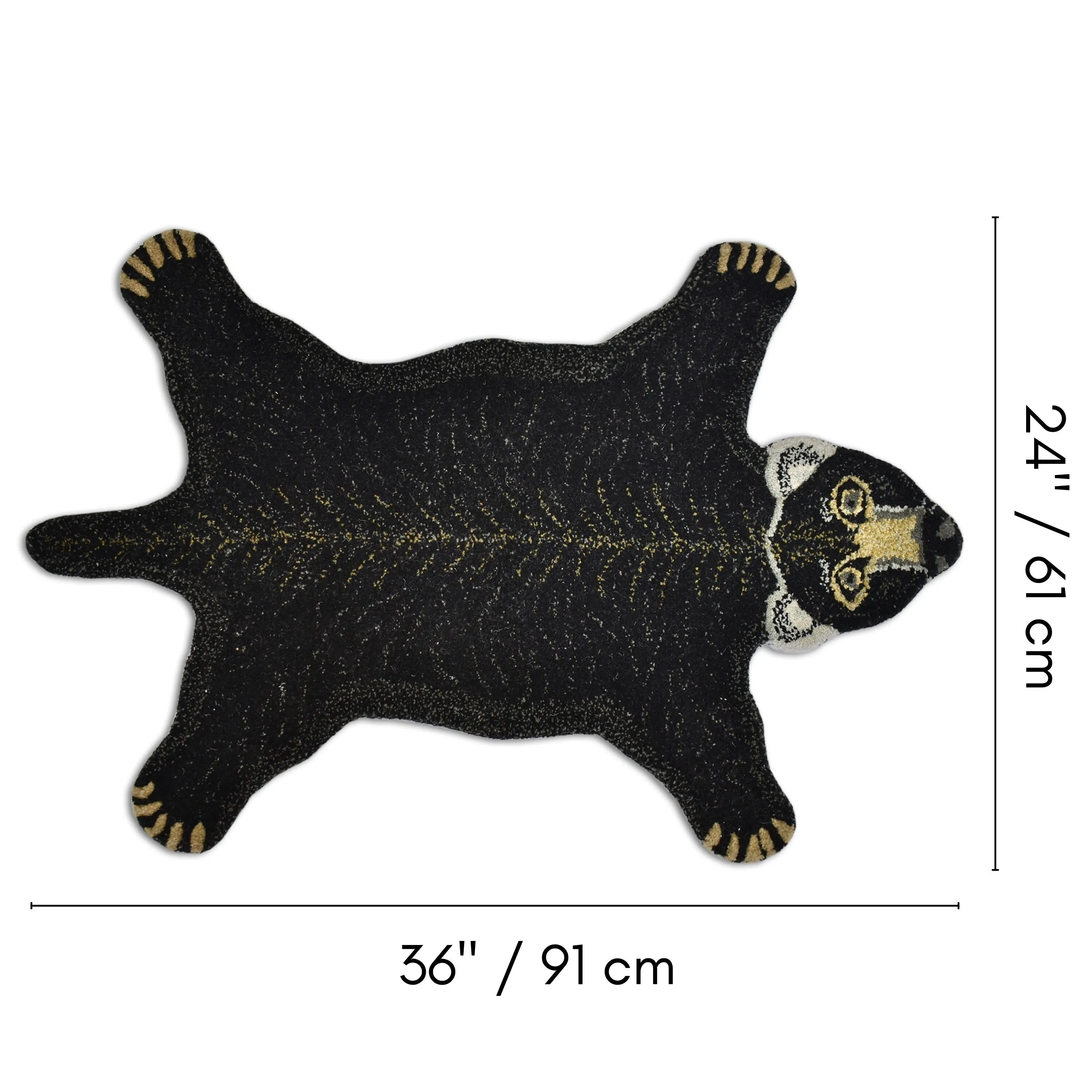 Fabstyles Animal Wool Printed Area Rag Rug Living Room. Hallway