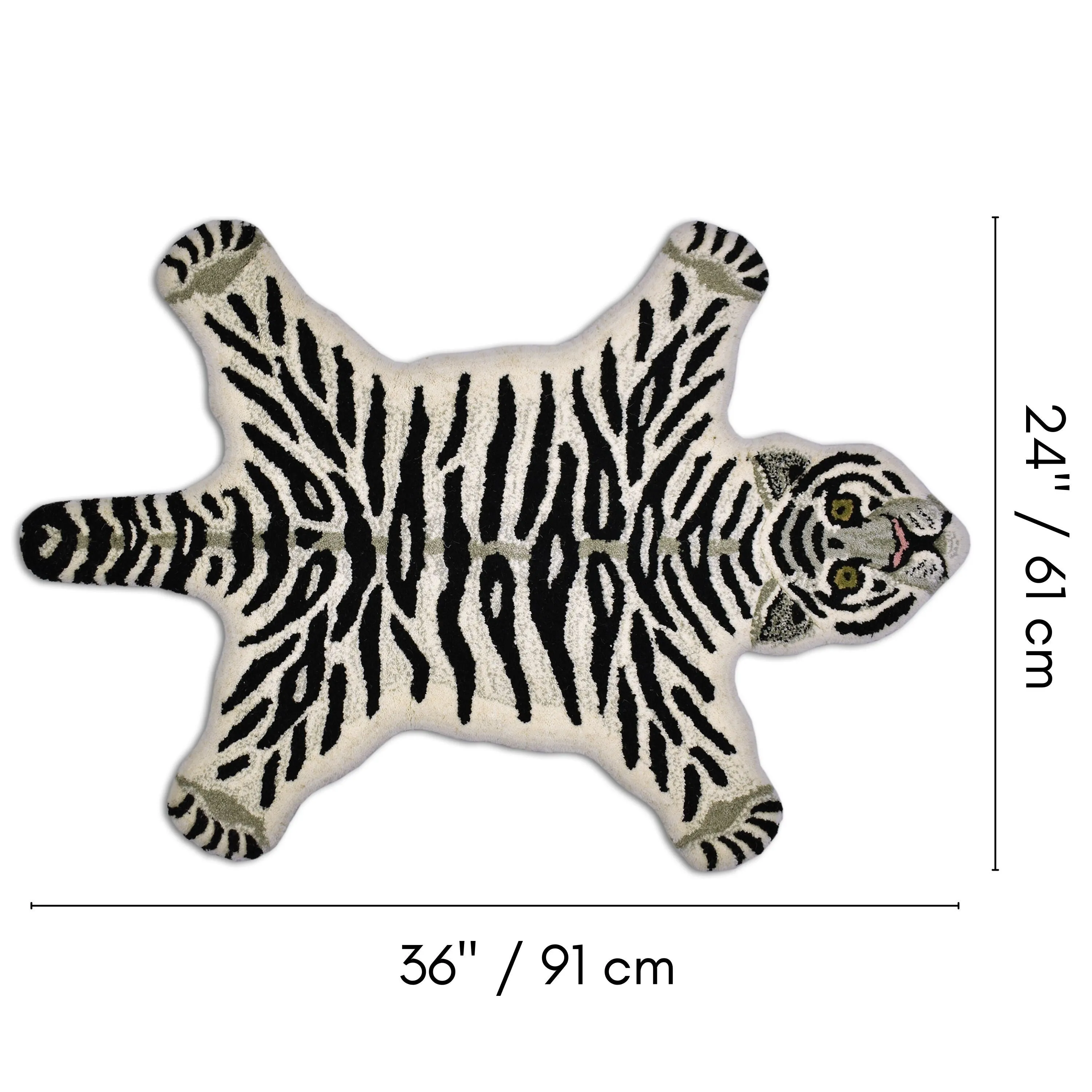 Fabstyles Animal Wool Printed Area Rag Rug Living Room. Hallway