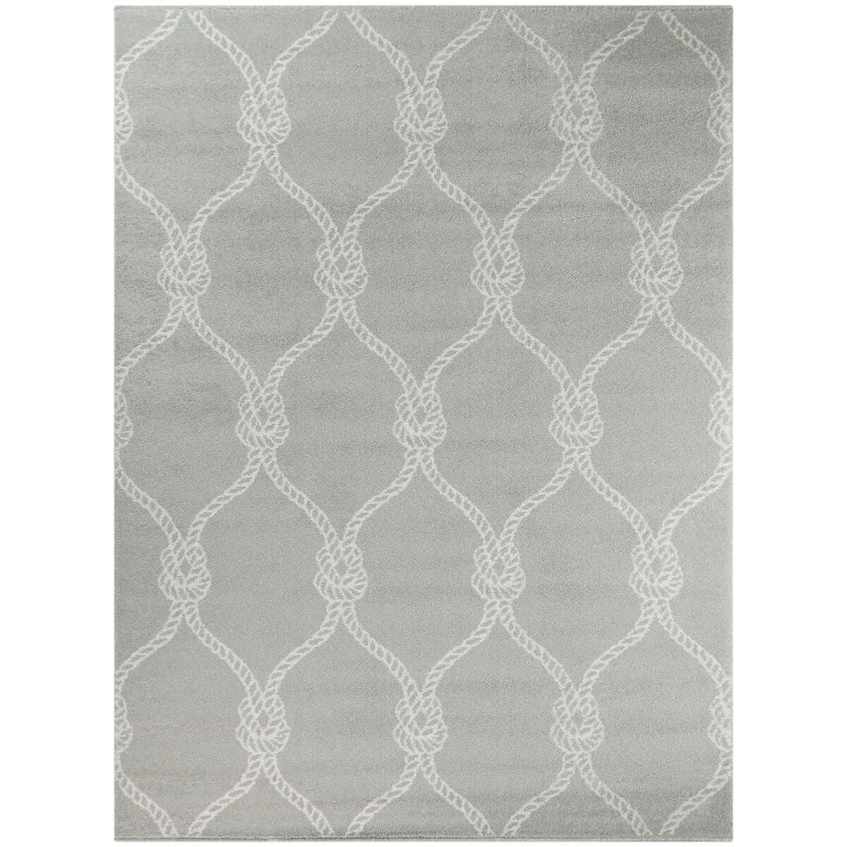 Fischer Nautical Trellis Coastal Area Rug