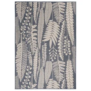 GAD Great American Distributors Peter Leaf-Themed Floral Design Indoor Outdoor Area Rug