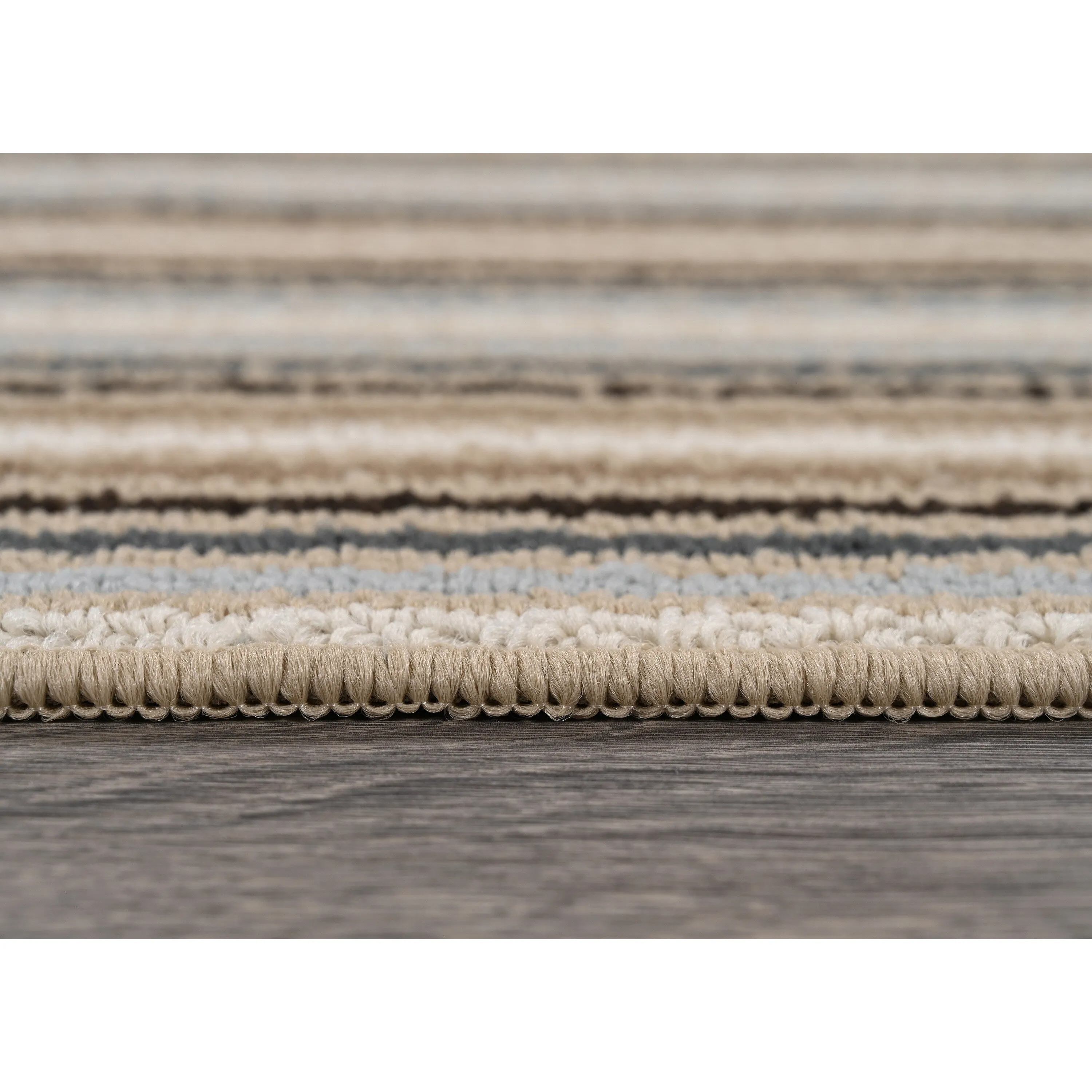 Garland Nantucket Stripe Runner. or Area Rug in Earth Tone