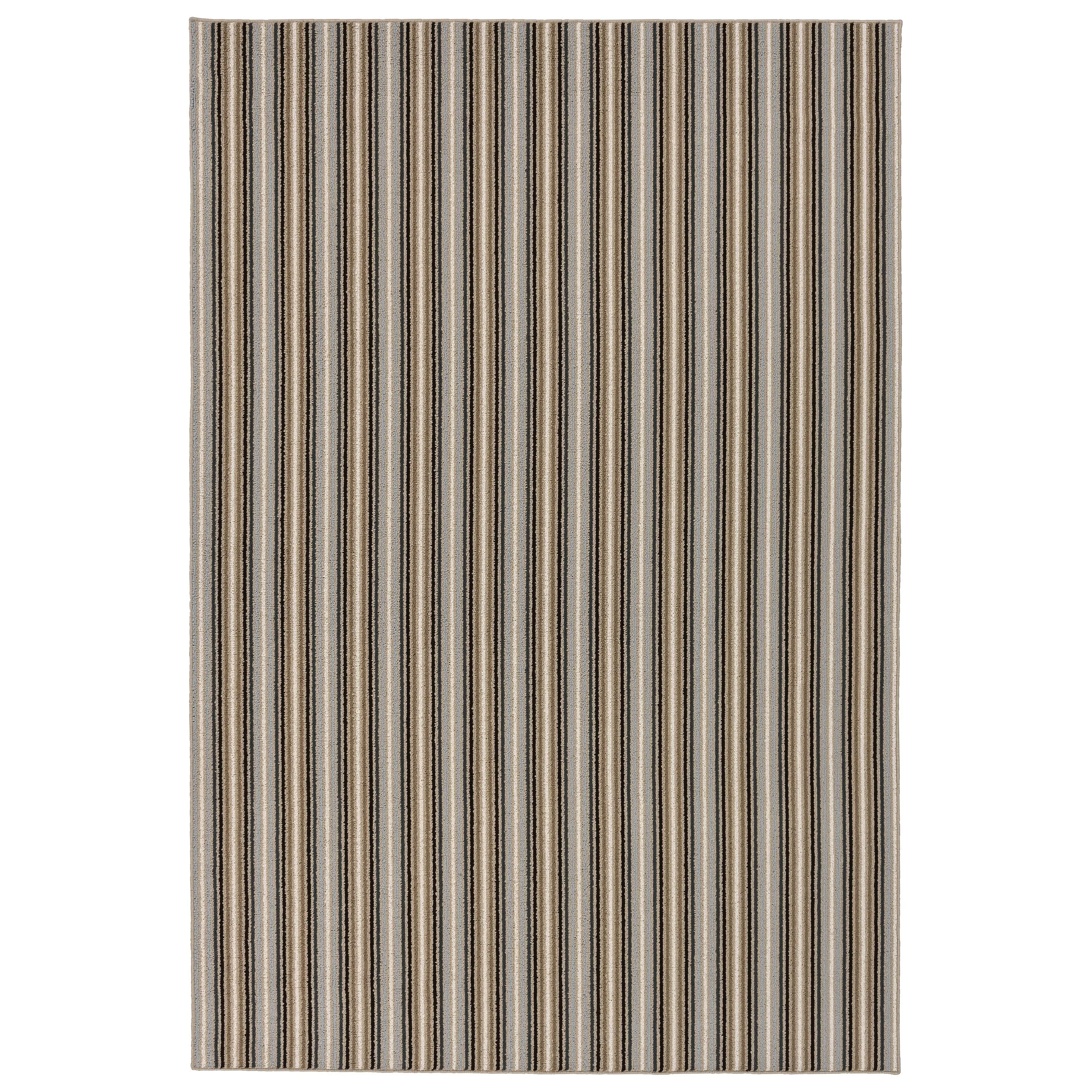 Garland Nantucket Stripe Runner. or Area Rug in Earth Tone