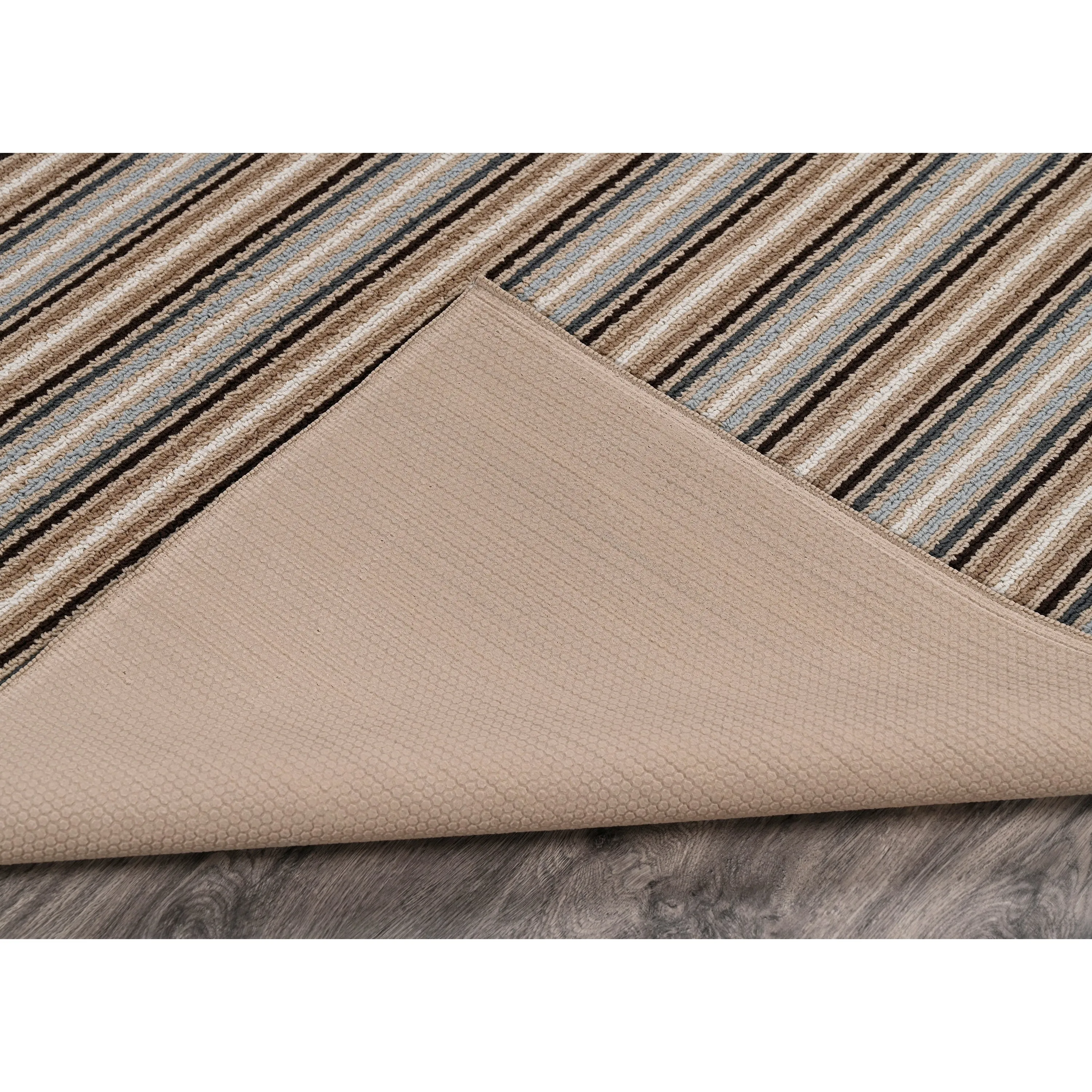 Garland Nantucket Stripe Runner. or Area Rug in Earth Tone