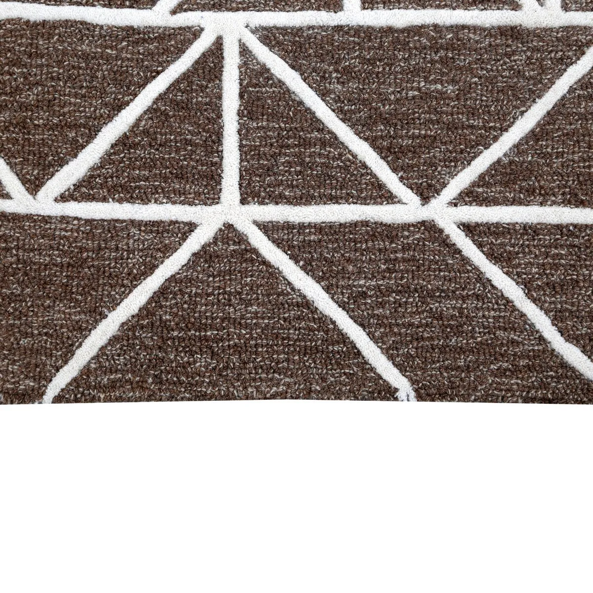 George Towne Living Mirage Luxury Handmade Modern Modular Wool Area Rug