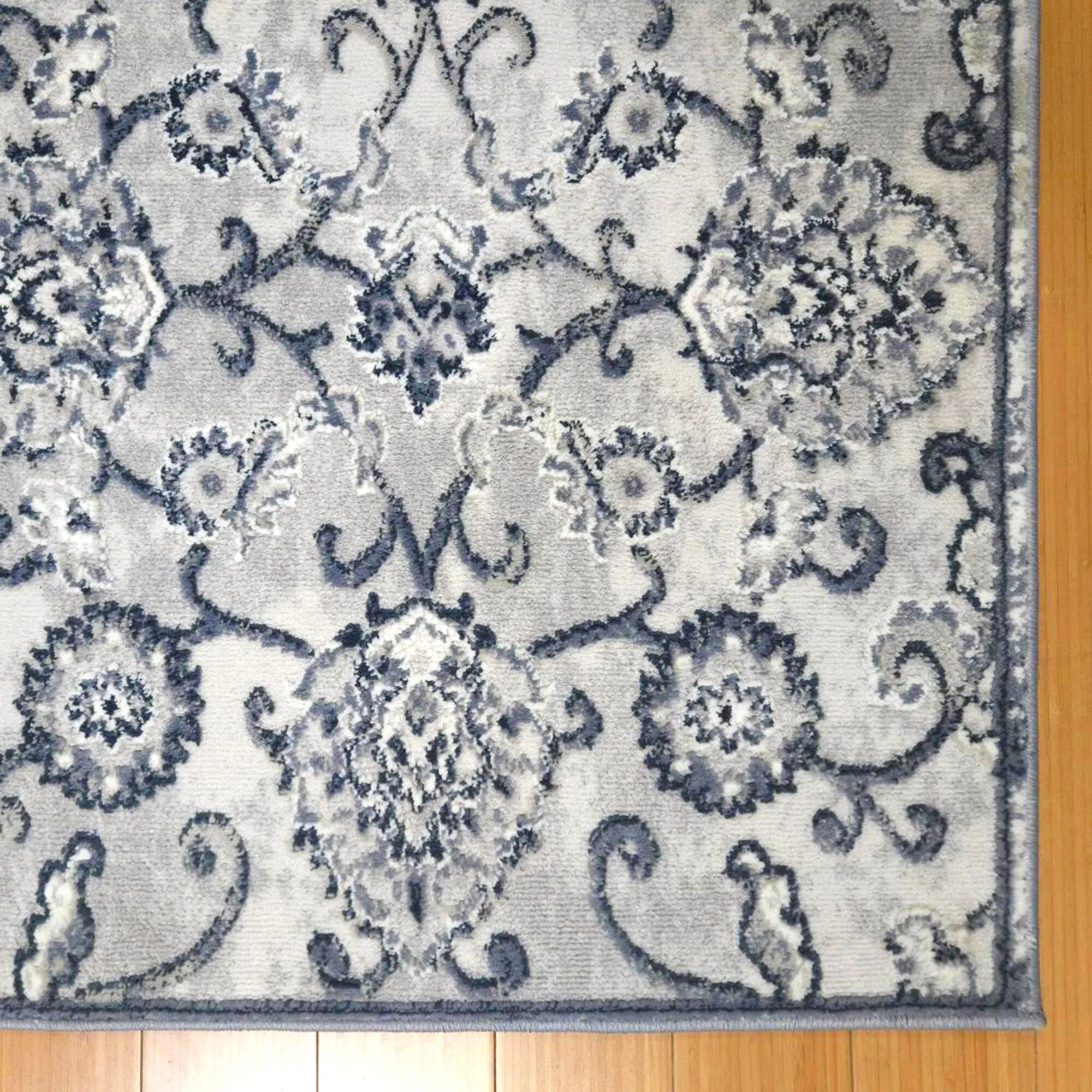 Gertmenian Flora Transitional Casual Modern Soft High-Low Polypropylene Polyester Indoor Area Rug Collection