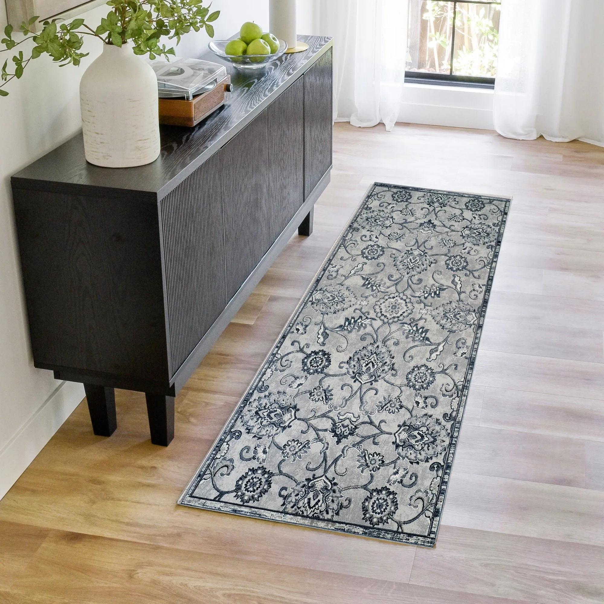 Gertmenian Flora Transitional Casual Modern Soft High-Low Polypropylene Polyester Indoor Area Rug Collection