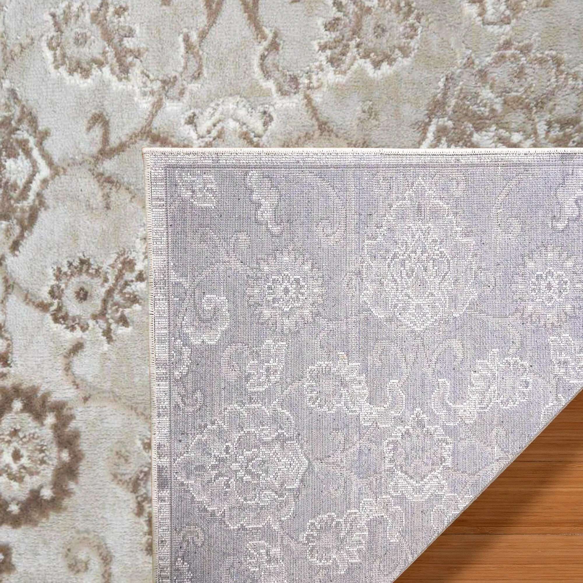 Gertmenian Flora Transitional Casual Modern Soft High-Low Polypropylene Polyester Indoor Area Rug Collection