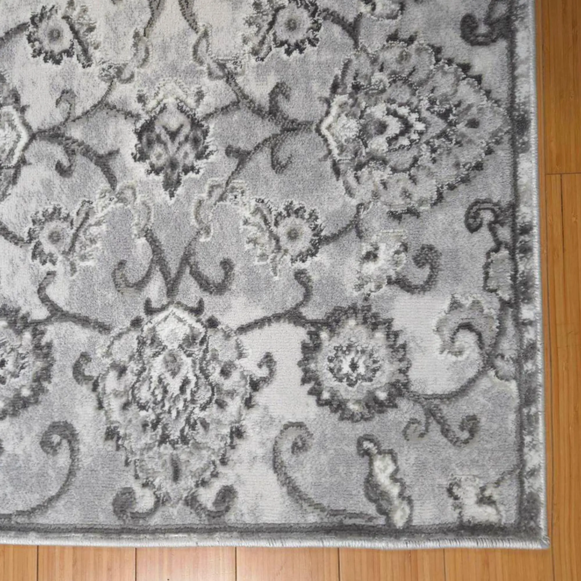 Gertmenian Flora Transitional Casual Modern Soft High-Low Polypropylene Polyester Indoor Area Rug Collection