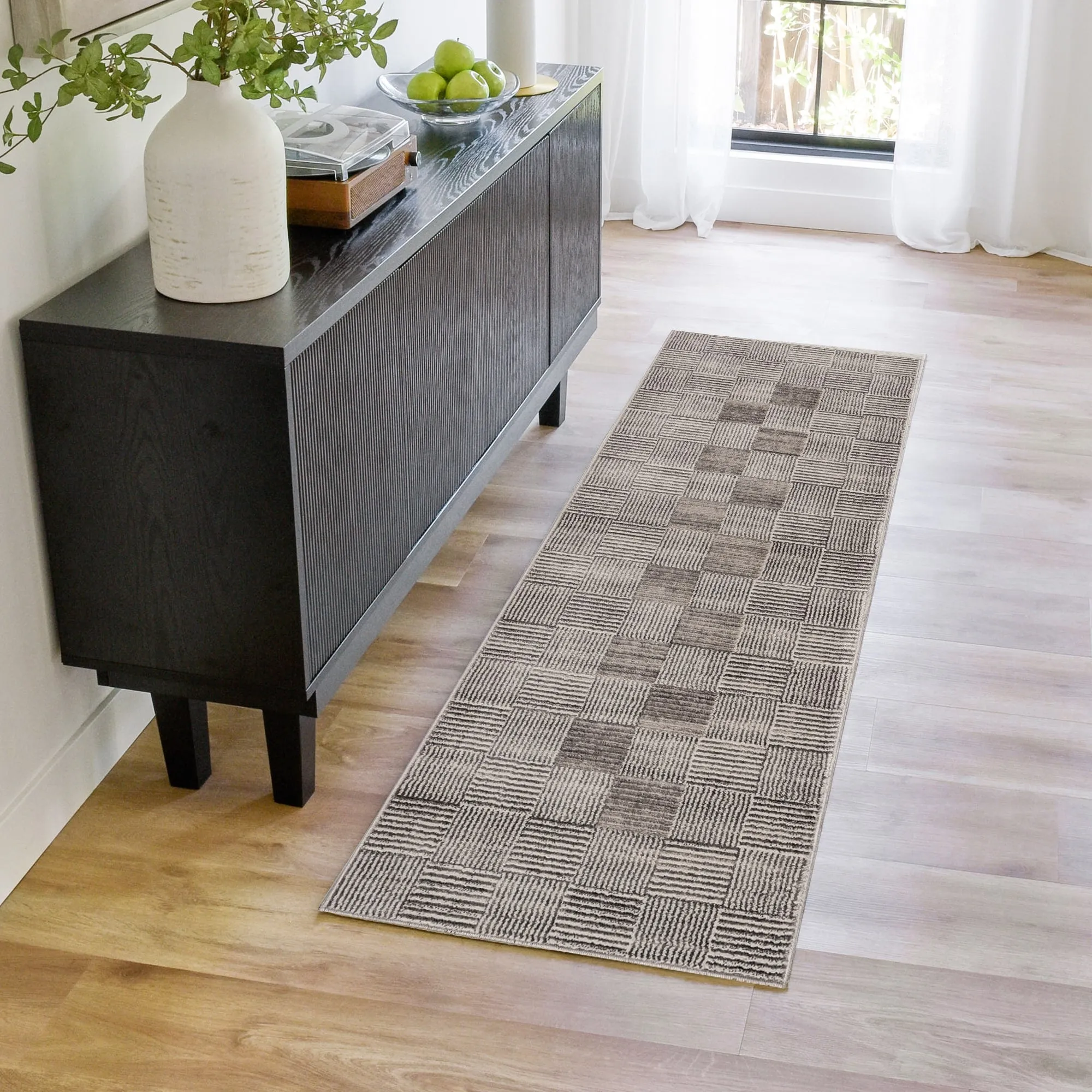 Gertmenian Flora Transitional Casual Modern Soft High-Low Polypropylene Polyester Indoor Area Rug Collection
