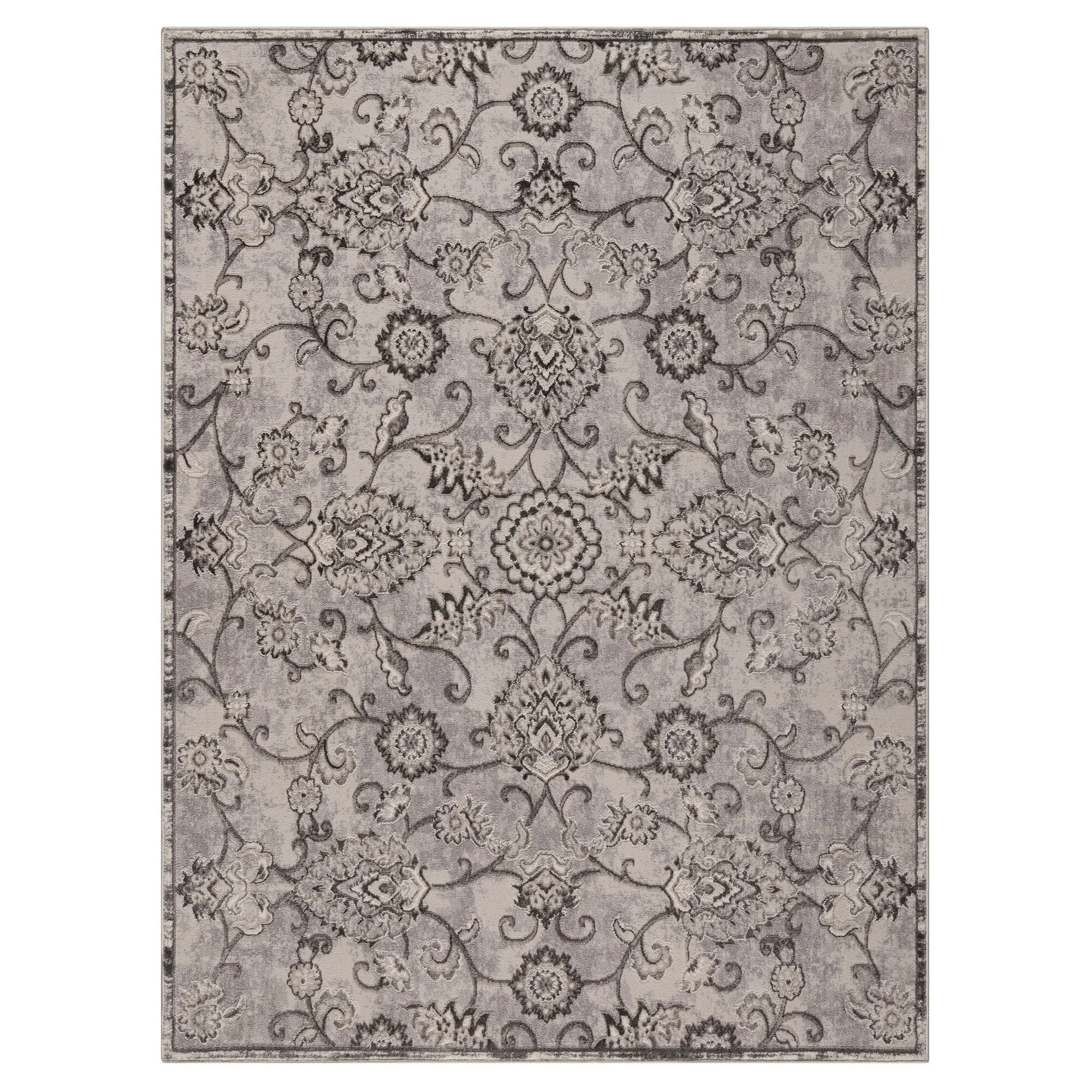 Gertmenian Flora Transitional Casual Modern Soft High-Low Polypropylene Polyester Indoor Area Rug Collection
