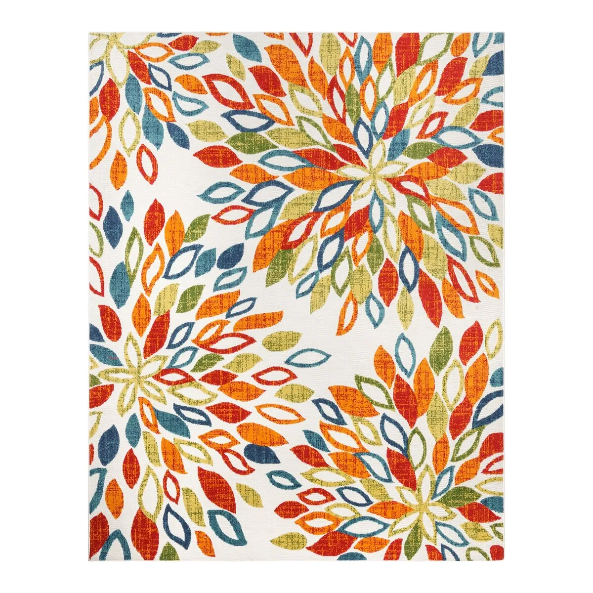 Gertmenian Zelda Floral Multicolored Indoor / Outdoor Area Rug.