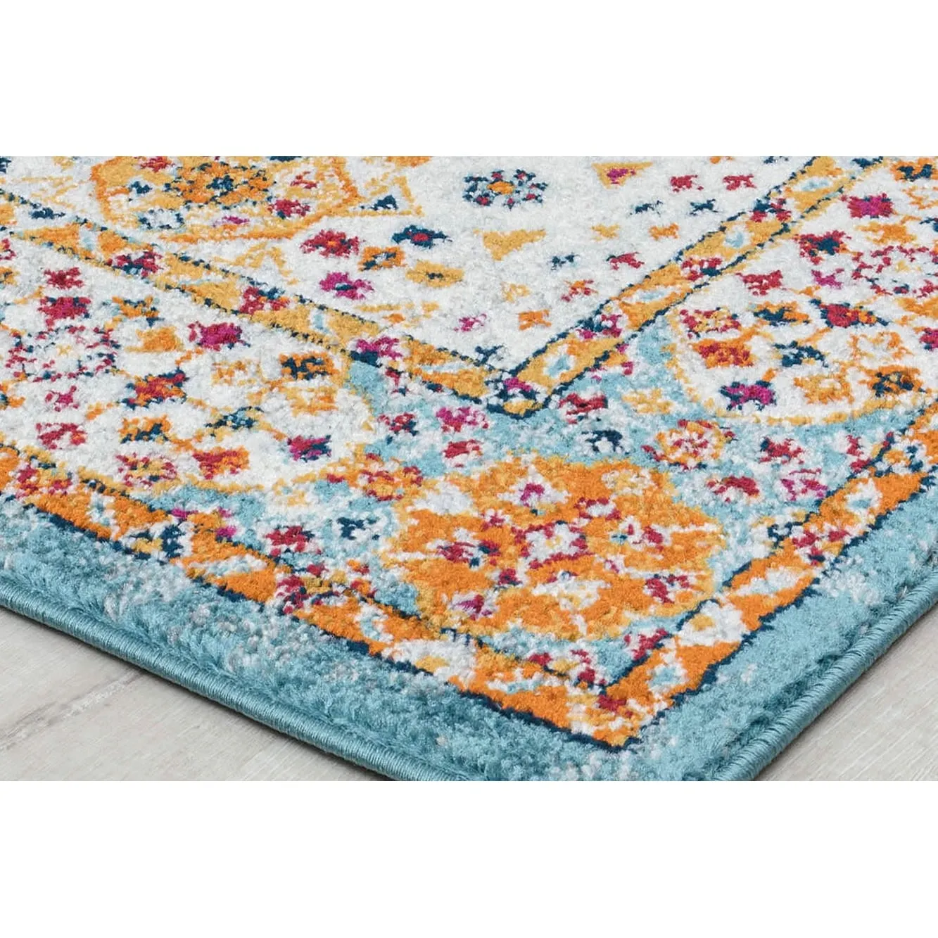 Hailey Geometric Medallion Traditional Area Rug by Rugs America