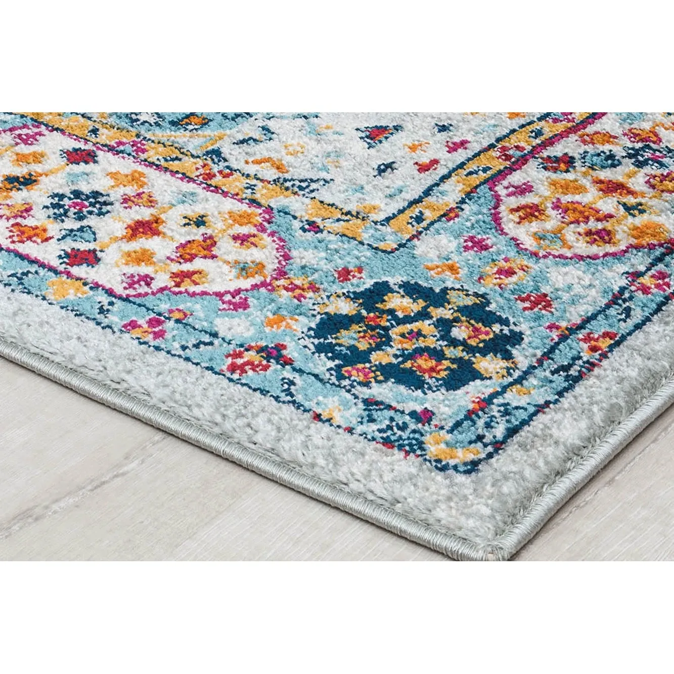 Hailey Geometric Medallion Traditional Area Rug by Rugs America