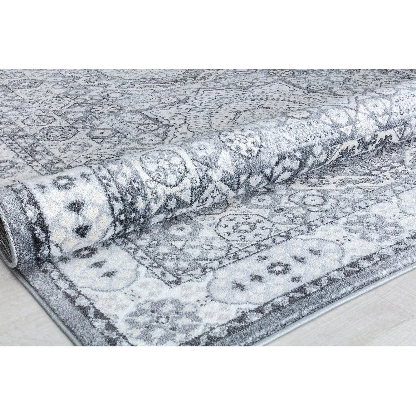 Hailey Geometric Medallion Traditional Area Rug by Rugs America