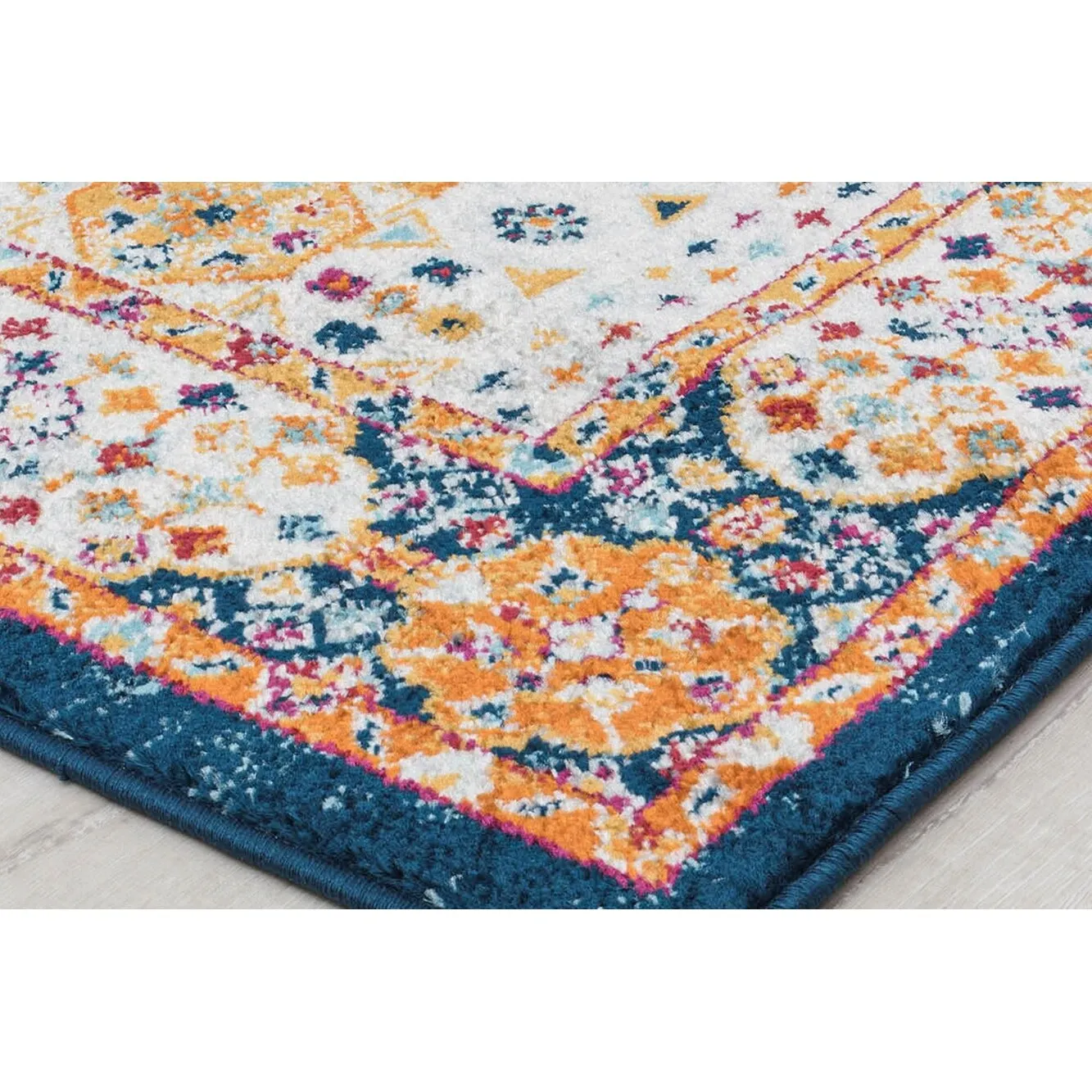 Hailey Geometric Medallion Traditional Area Rug by Rugs America