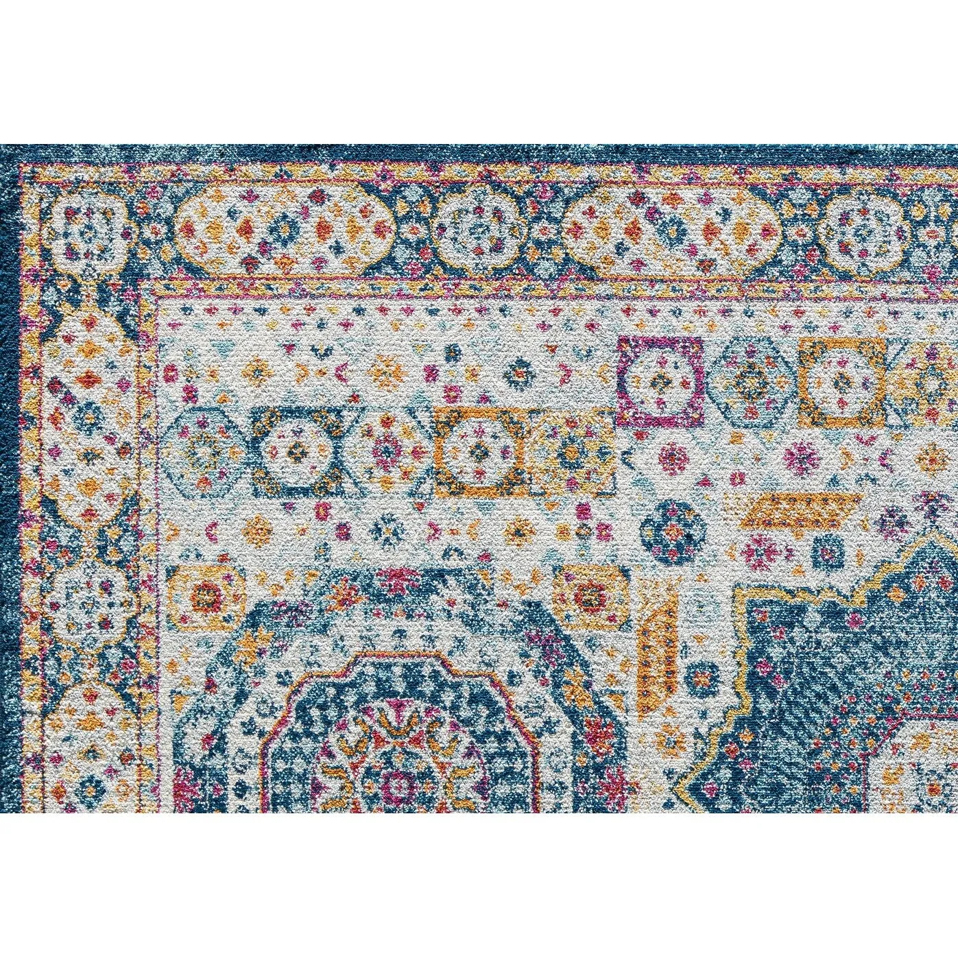 Hailey Geometric Medallion Traditional Area Rug by Rugs America