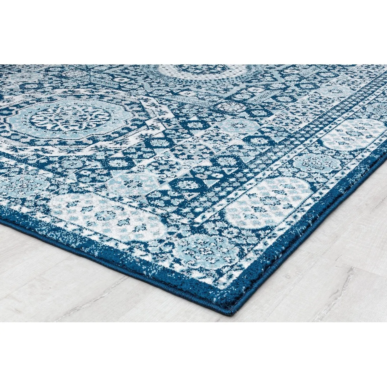 Hailey Geometric Medallion Traditional Area Rug by Rugs America