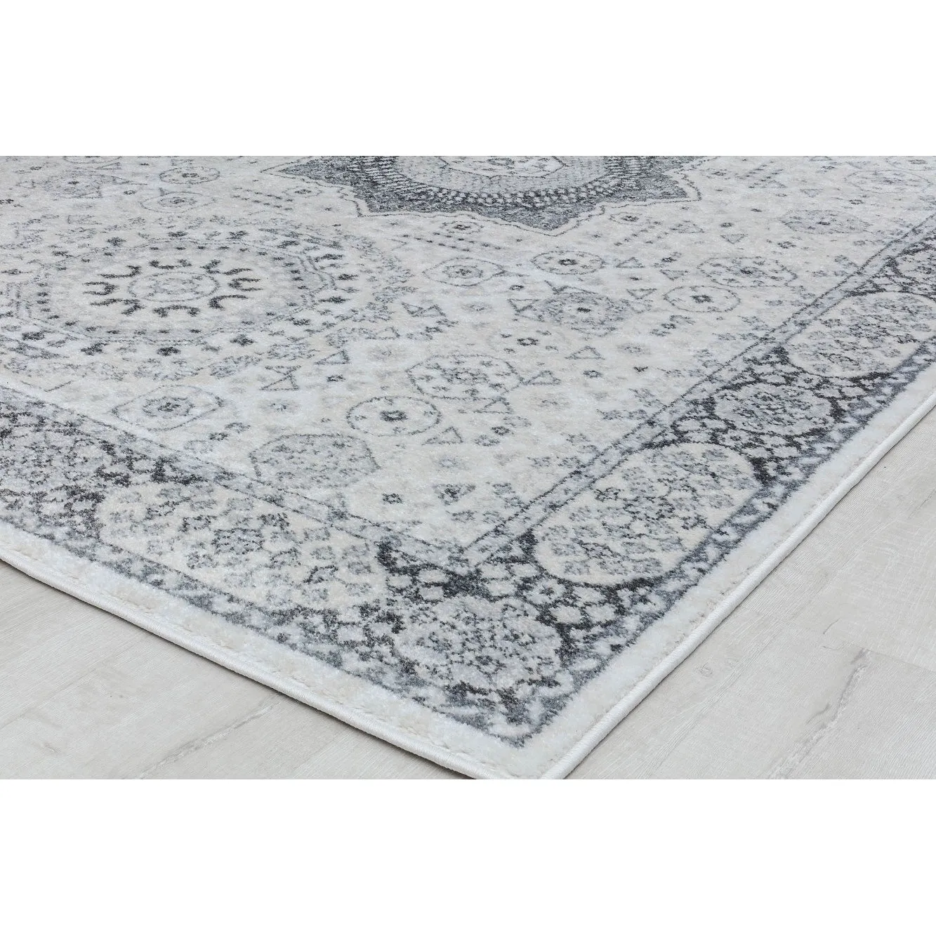 Hailey Geometric Medallion Traditional Area Rug by Rugs America