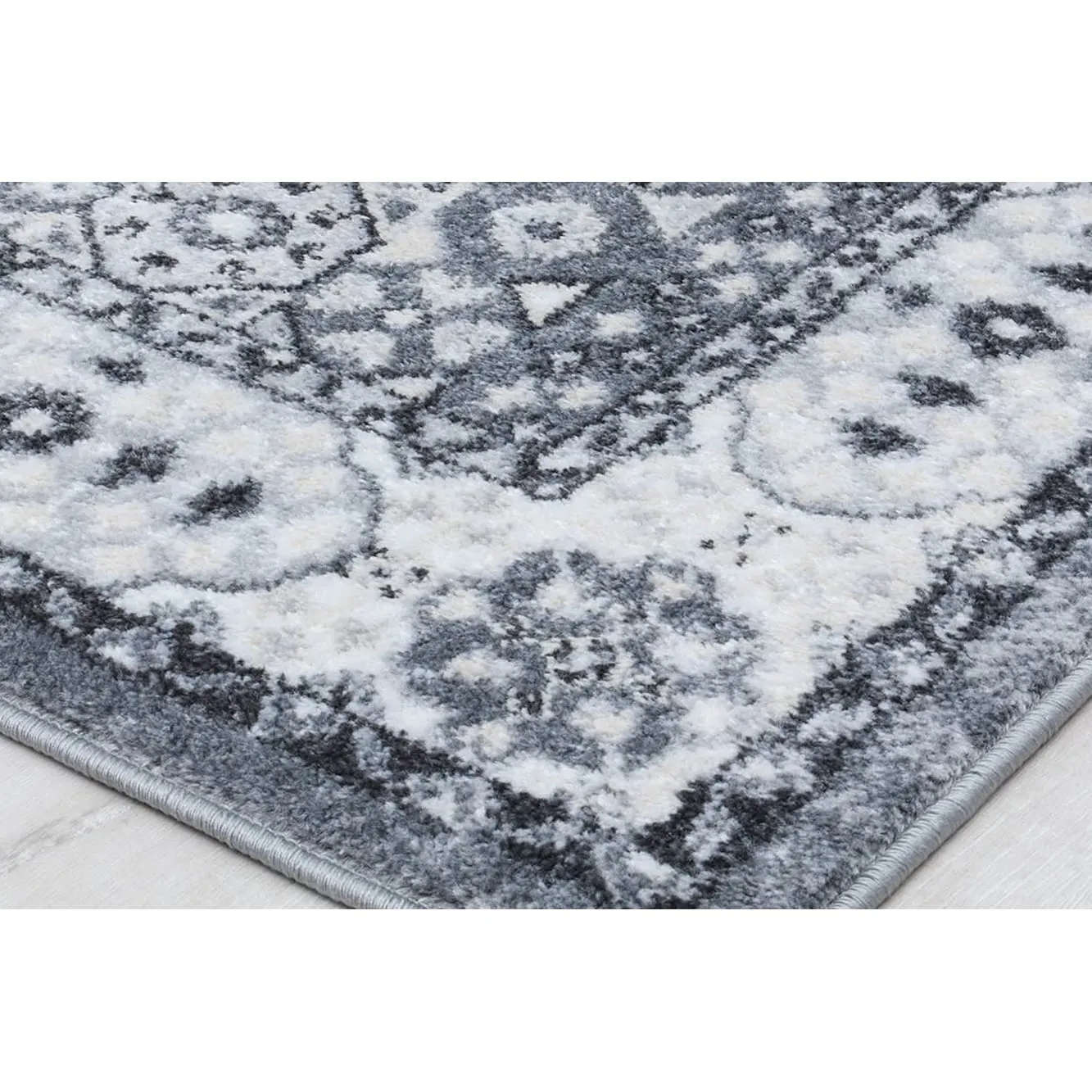 Hailey Geometric Medallion Traditional Area Rug by Rugs America