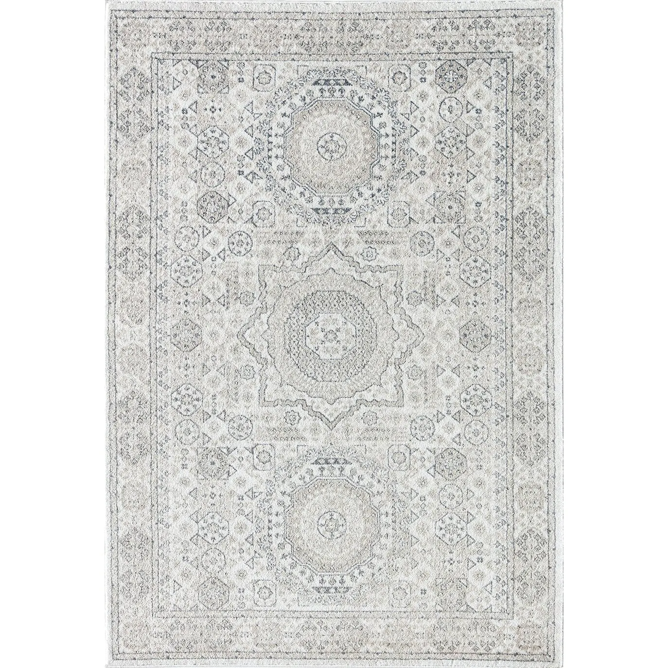 Hailey Geometric Medallion Traditional Area Rug by Rugs America