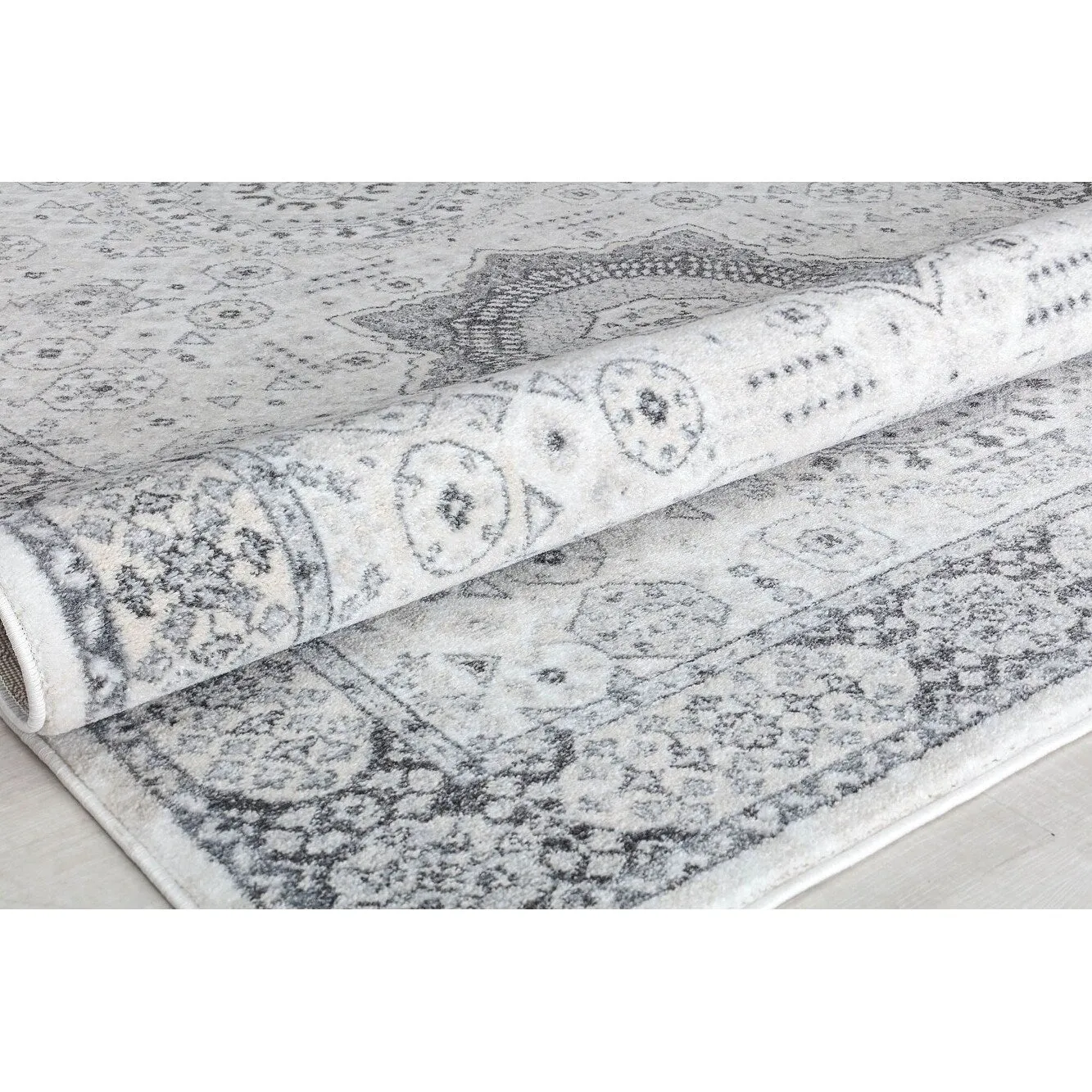 Hailey Geometric Medallion Traditional Area Rug by Rugs America