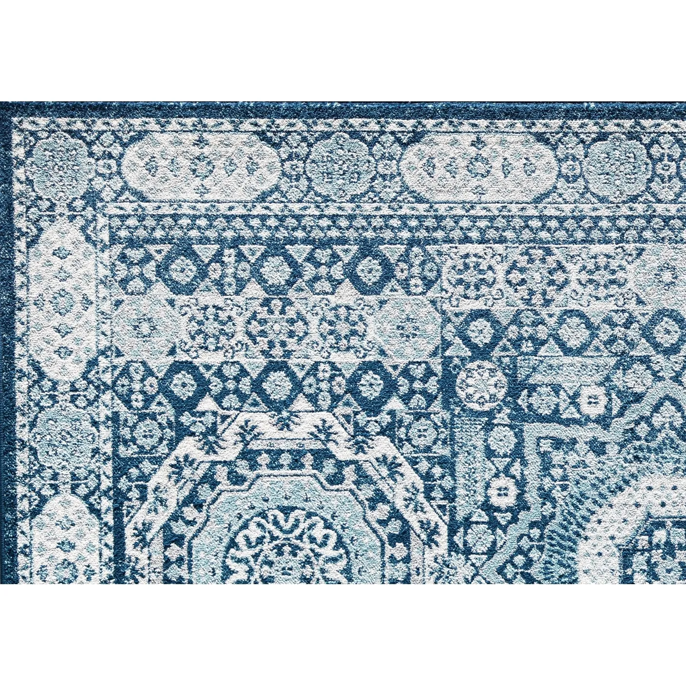 Hailey Geometric Medallion Traditional Area Rug by Rugs America