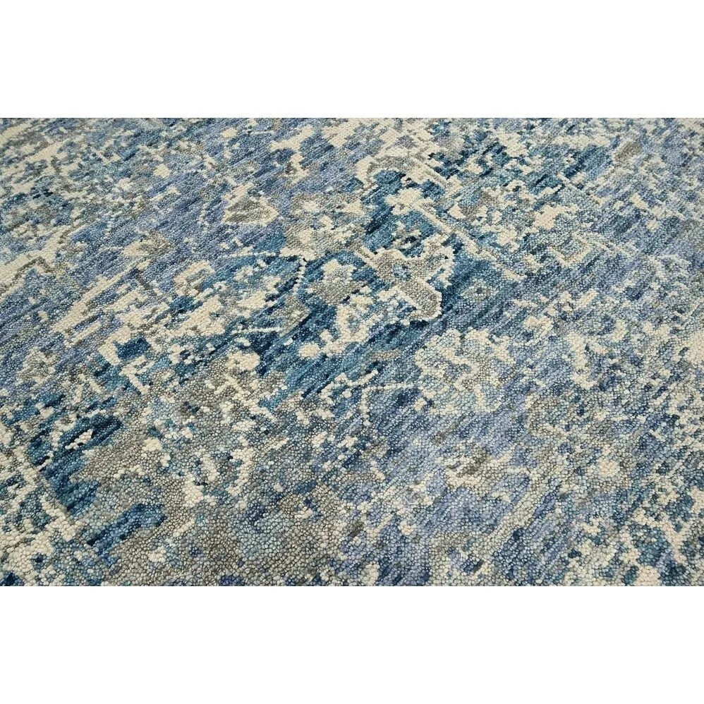 Hand Knotted Turkish Oushak Beige Wool Transitional Oriental Area Rug