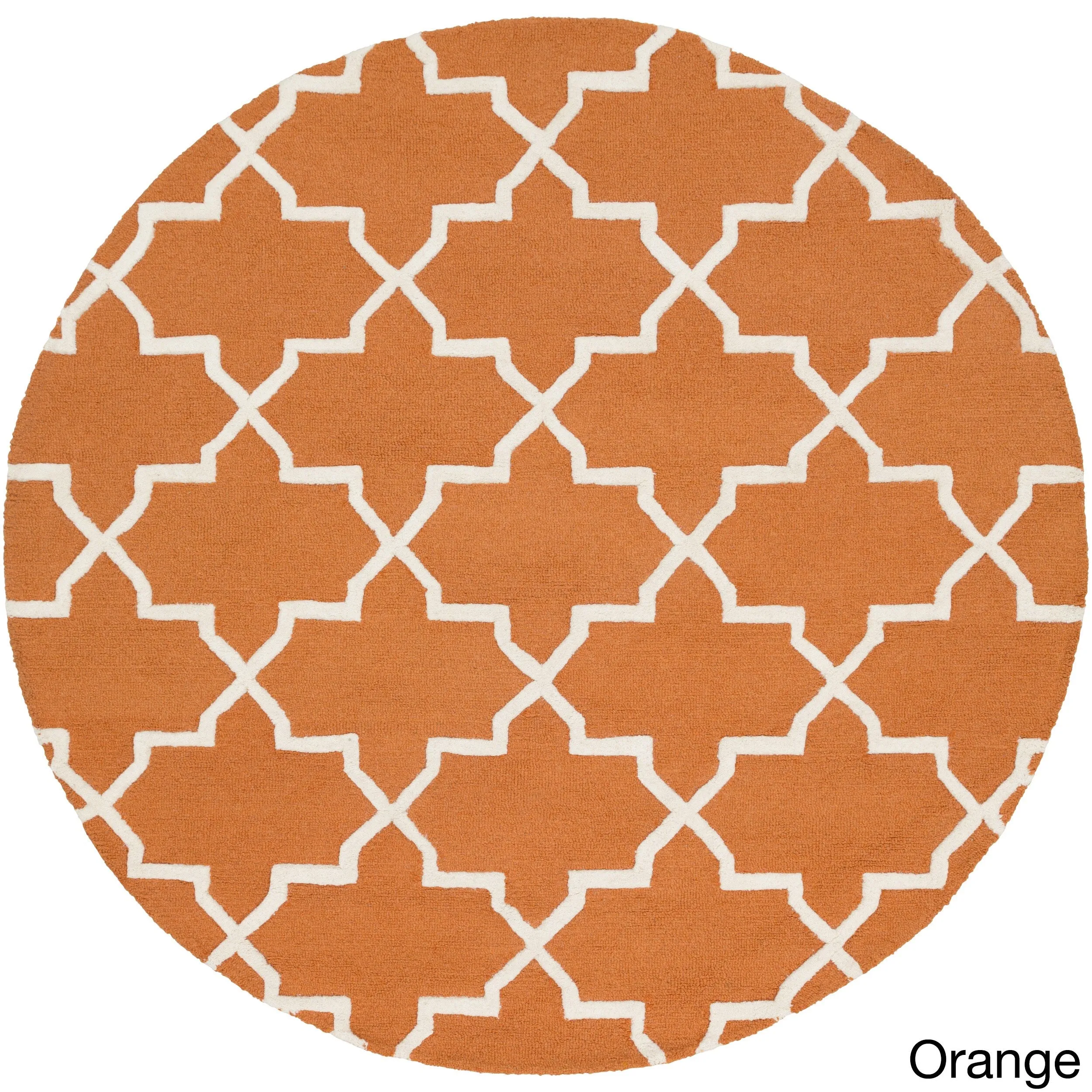 Hand-Tufted Adam Moroccan Tiled Wool Area Rug