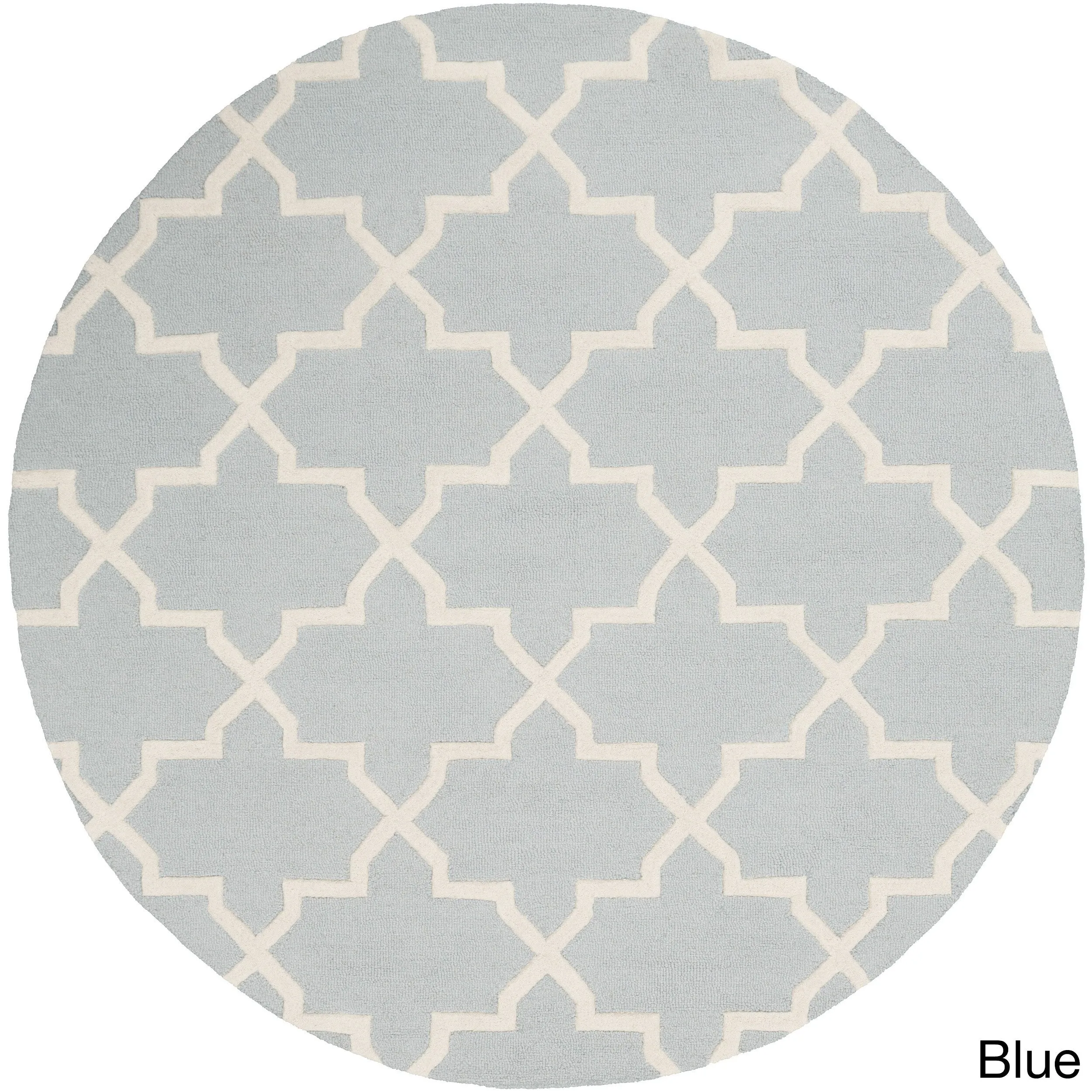 Hand-Tufted Adam Moroccan Tiled Wool Area Rug
